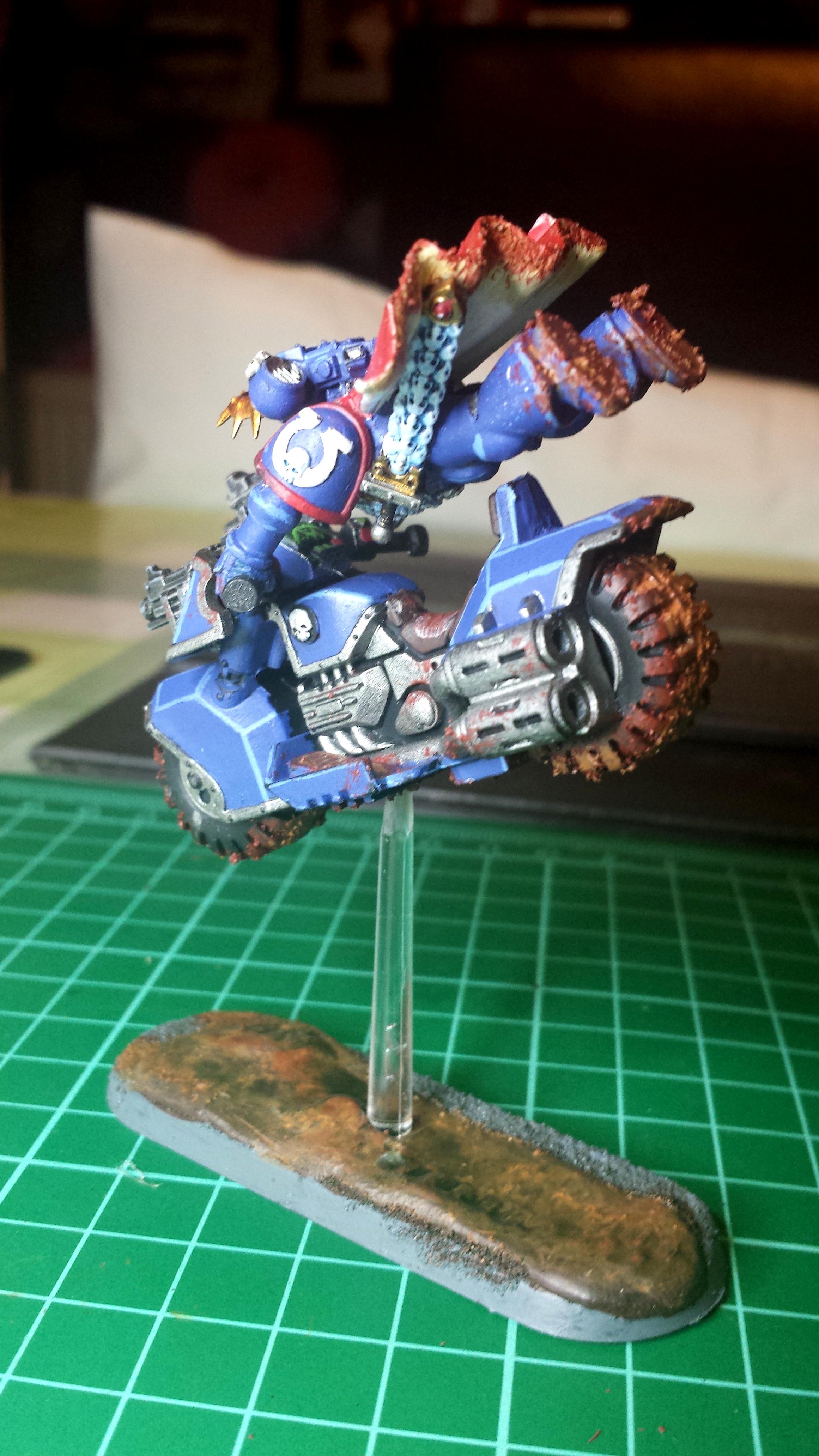 Biker Captain, Flying Biker, Space Marine Biker