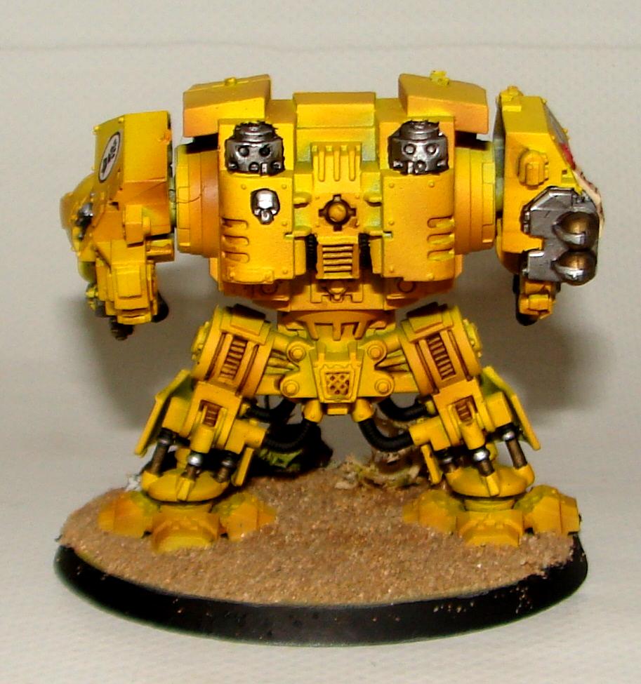 Space Marine Imperial Fist dreadnought