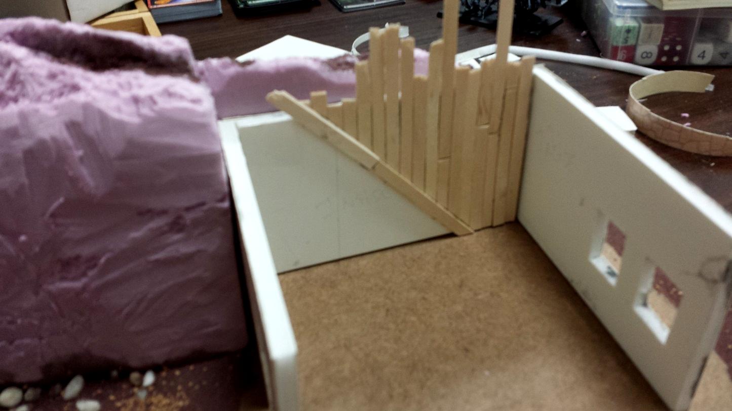 Buildings, Foam, Pink, Scratch Build, Terrain, Tutorial, Waaazag, Work In Progress