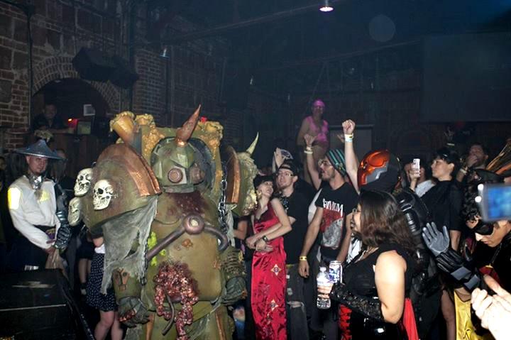 Typhus The Herald of Nurgle at the MetroCon afterparty at The Castle in Ybor City