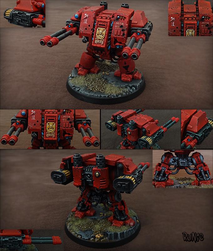 Autocannon, Blood, Blood Drinkers, Dreadnought, Rifleman, Twinlinked, Walker