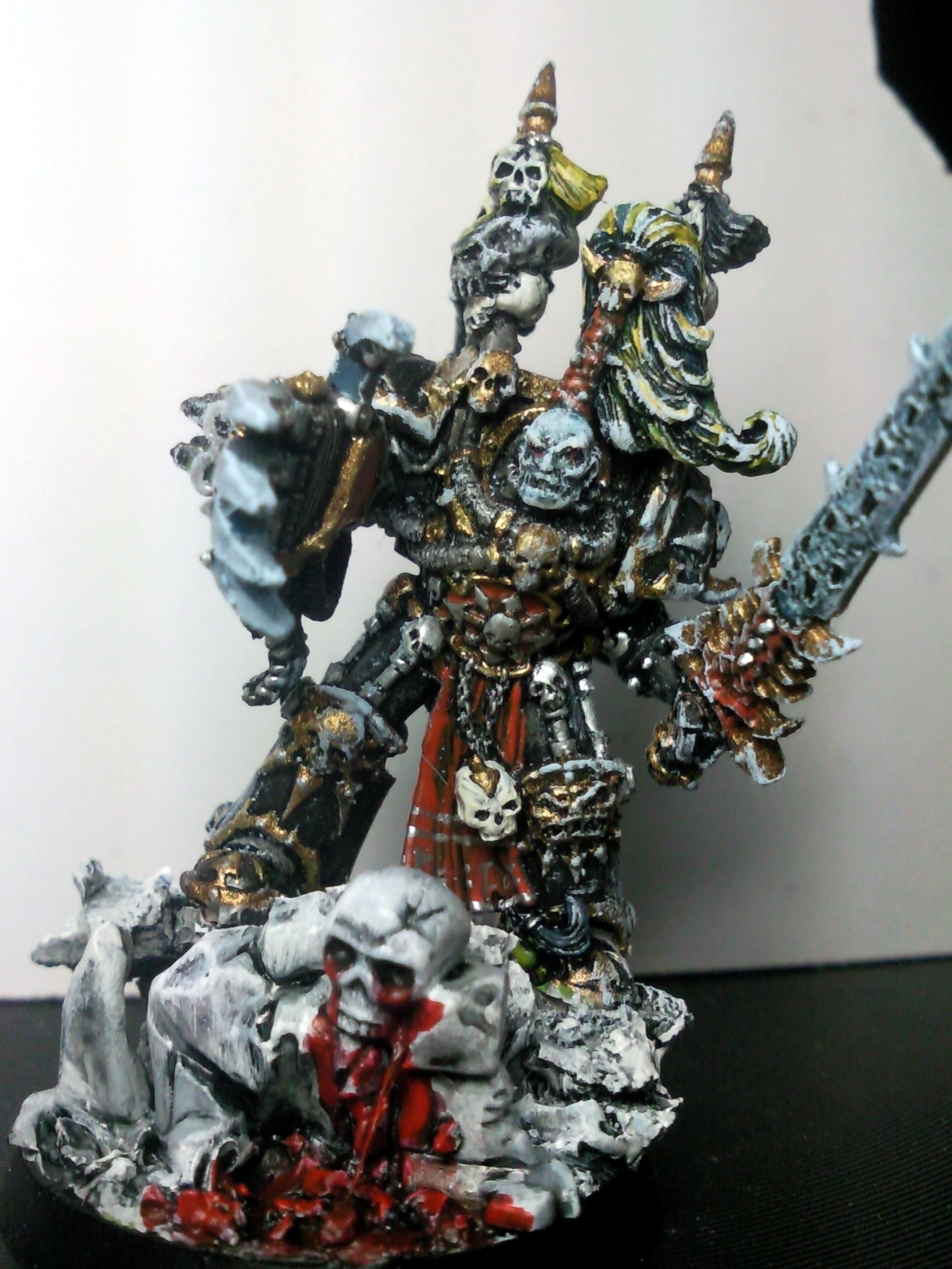 Abaddon The Despoiler, Army, Black Legion, Chaos Space Marines, Headquarters, Leader, Warhammer 40,000, Work In Progress
