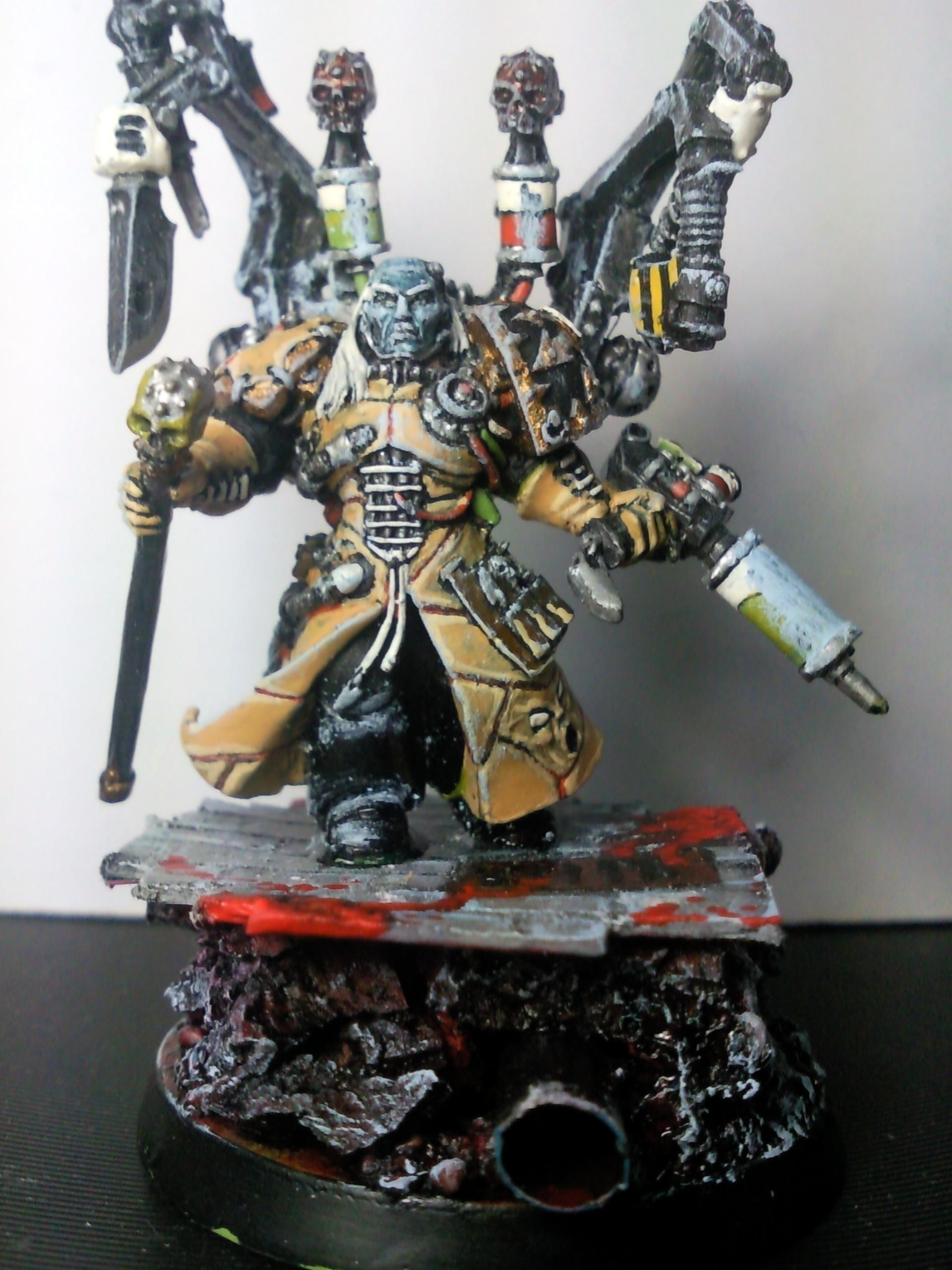 Army, Black Legion, Chaos Space Marines, Fabius Bile, Headquarters, Leader, Warhammer 40,000, Work In Progress