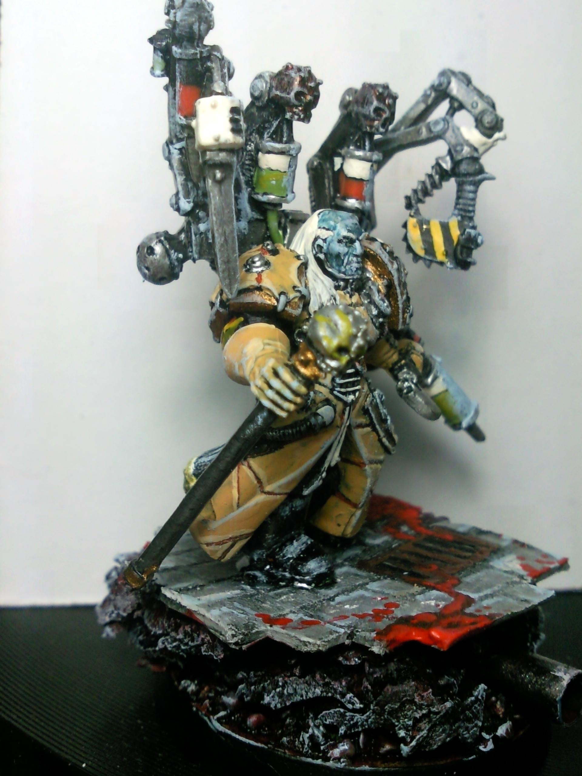 Army, Black Legion, Chaos Space Marines, Fabius Bile, Headquarters, Leader, Warhammer 40,000, Work In Progress