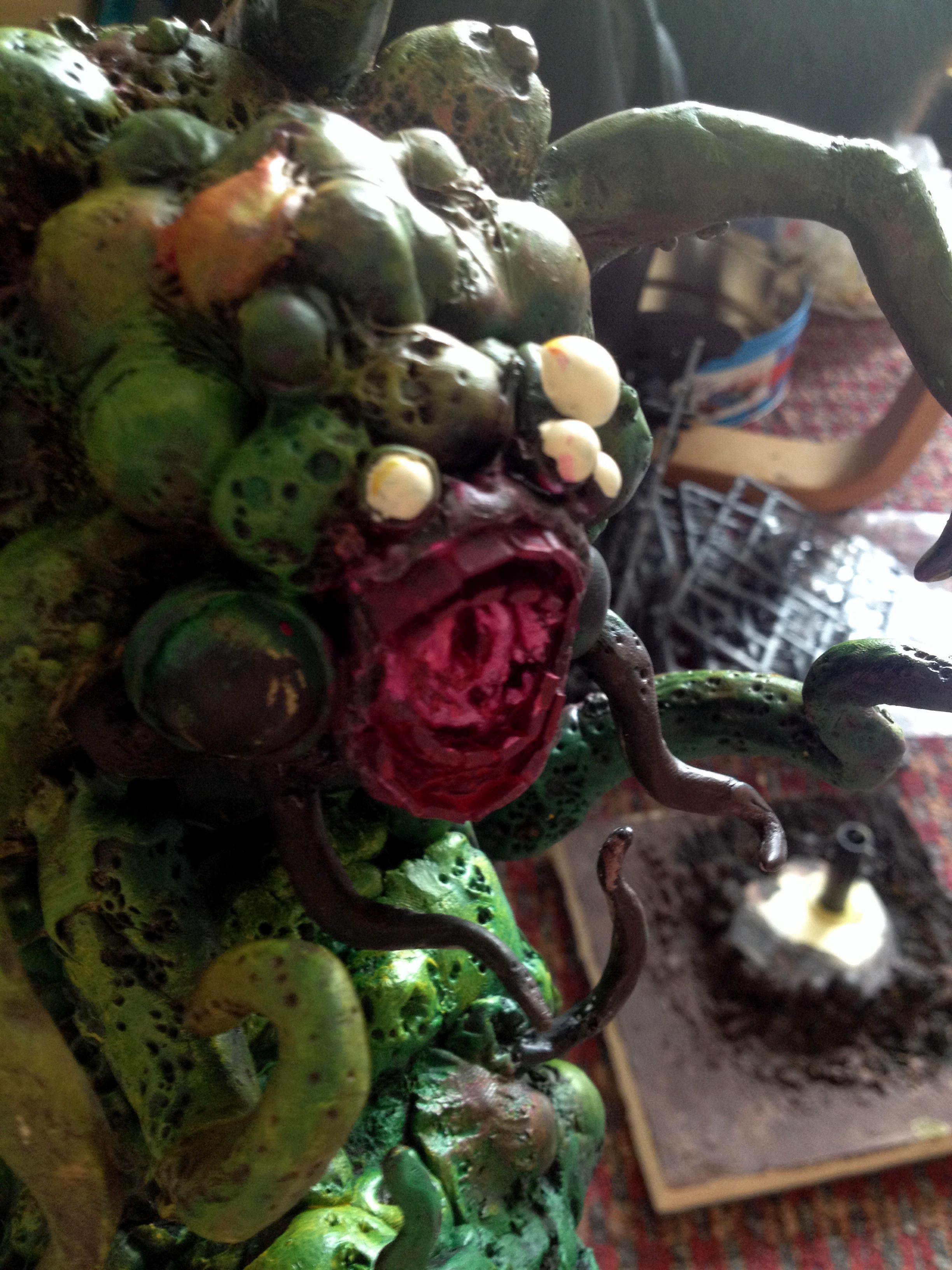 Chaos, Chaos Spawn, Diorama, Nurgle, Space Marines, Warhammer 40,000, Warhammer Fantasy, Warp Spawn