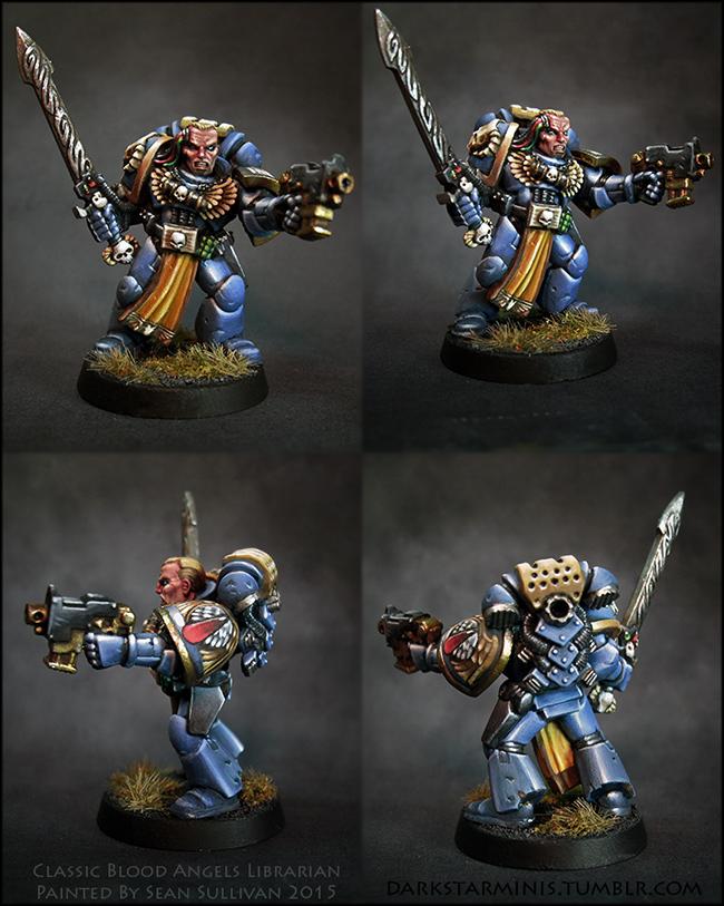 Blood Angels, Classic, Darkstarminis, Librarian, Space Marines