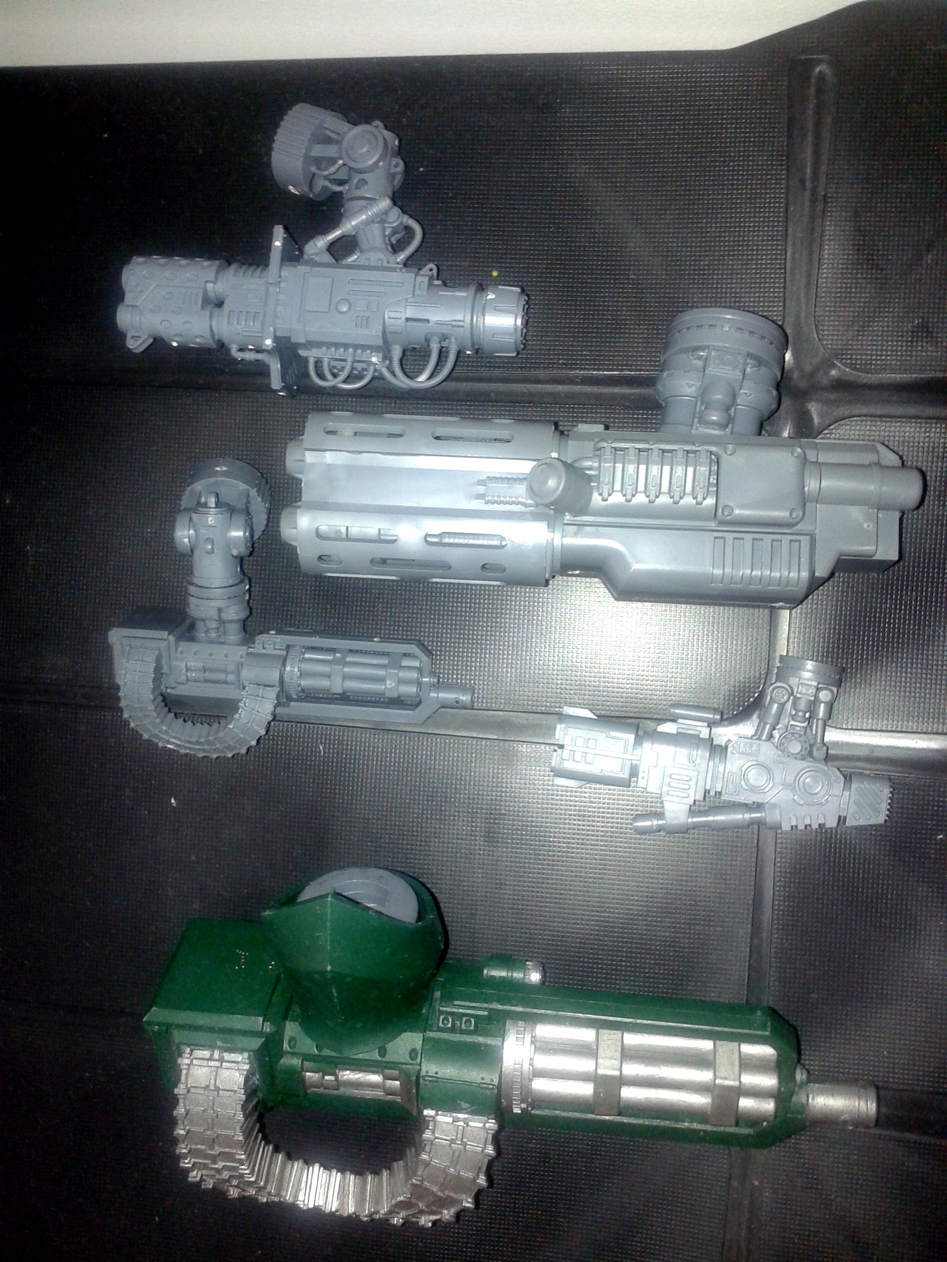 Comparison, Imperial Knight, Leviathan Crusader, Tau Riptide, Weapon
