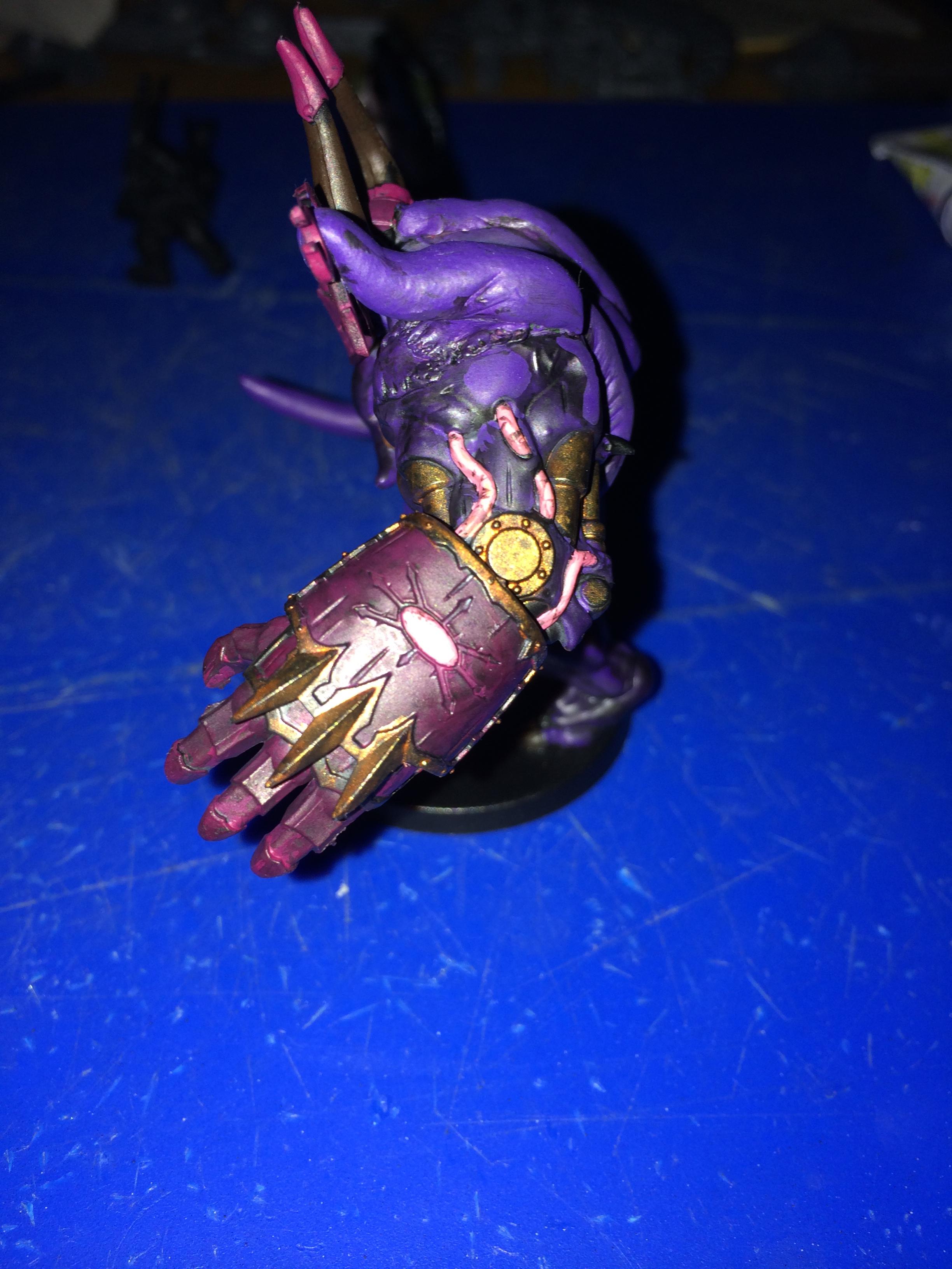Body Washed and Skin's first layer left arm view