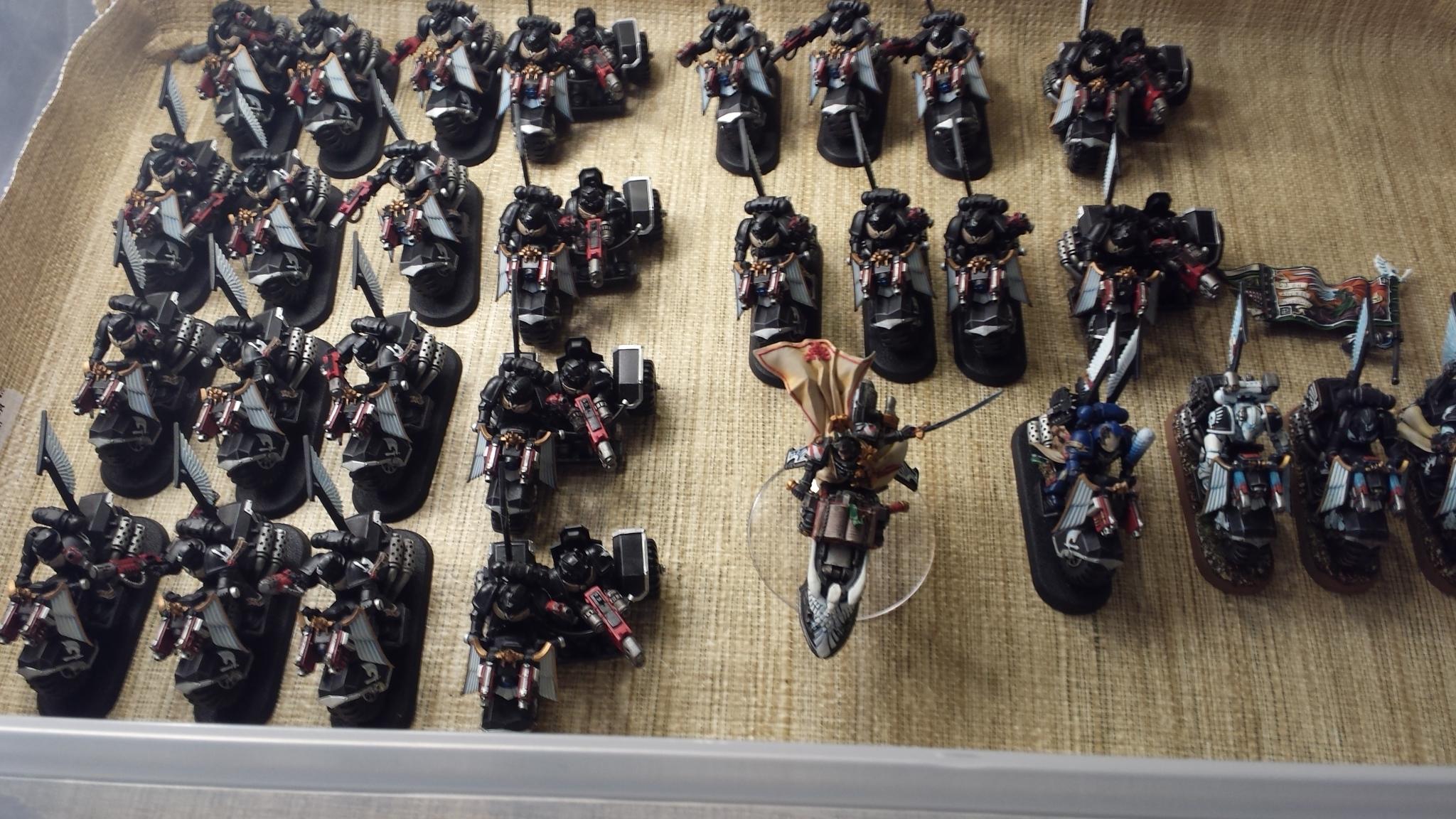 Army, Attack Bikes, Bike, Dark Angels, Ravenwing