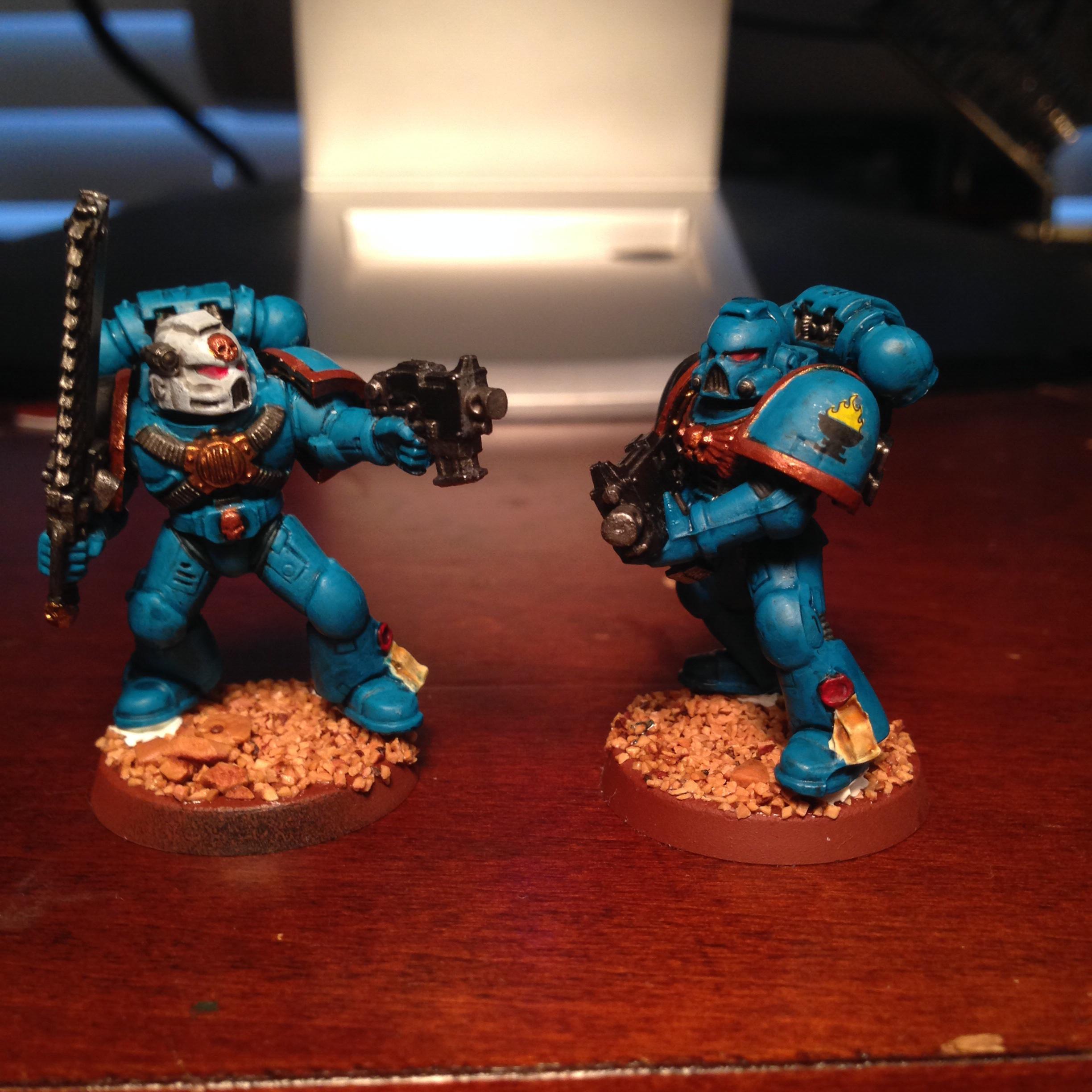 Blue, Custom, Space, Space Marines, Turquoise