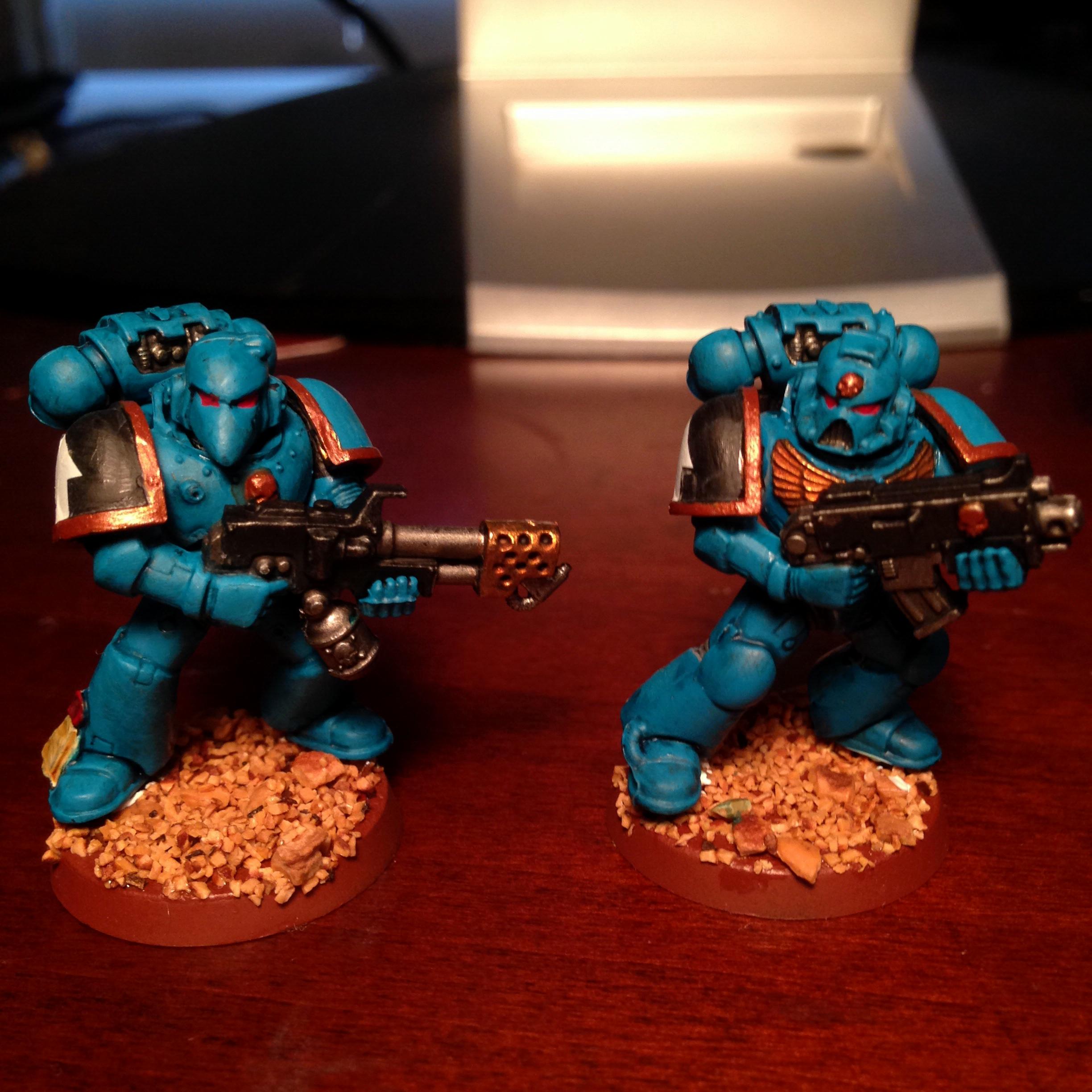 Blue, Custom, Space, Space Marines, Turquoise