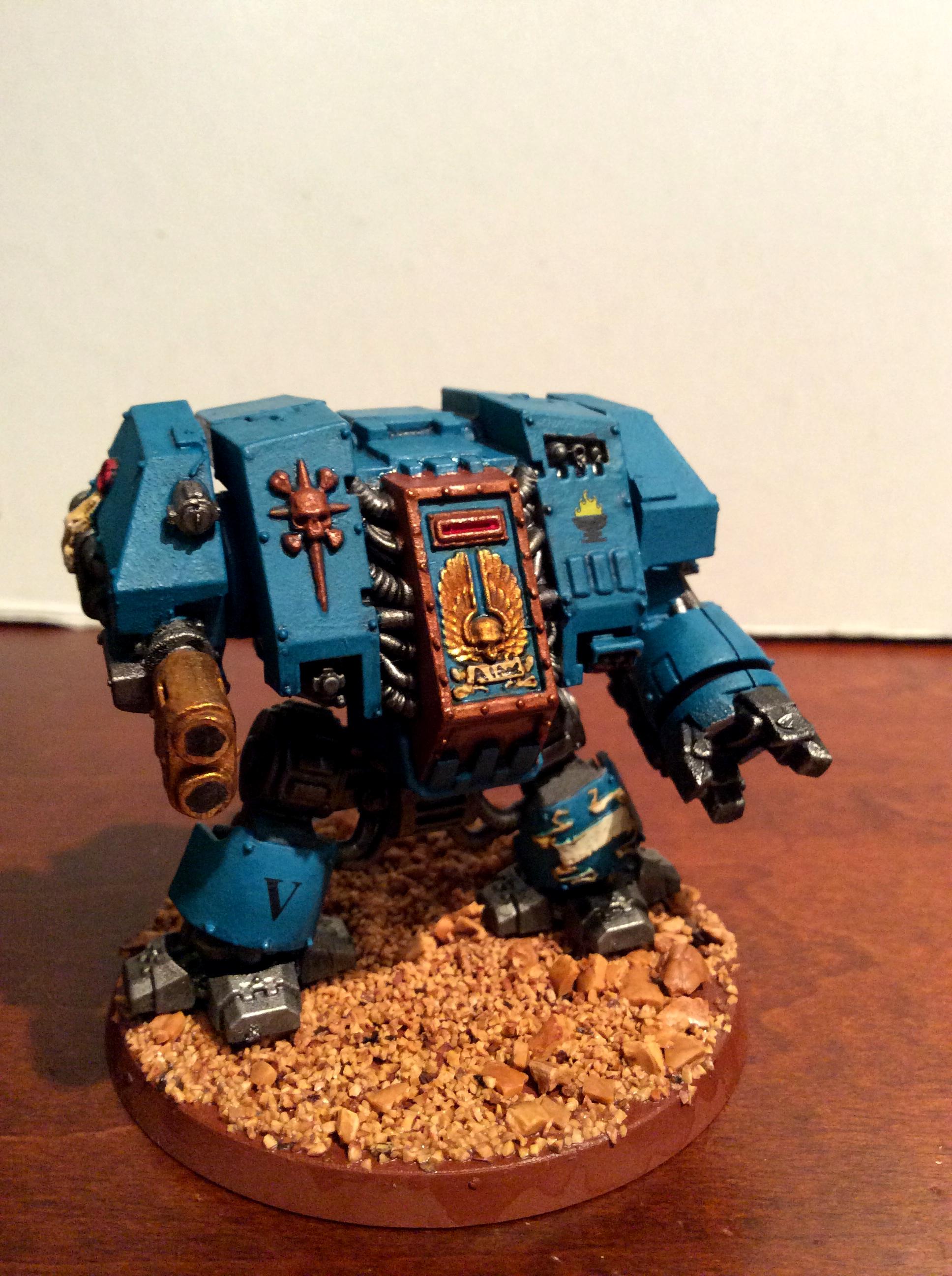 Dreadnought, Firstborn, Multi Melta, Power Fist, Space Marines
