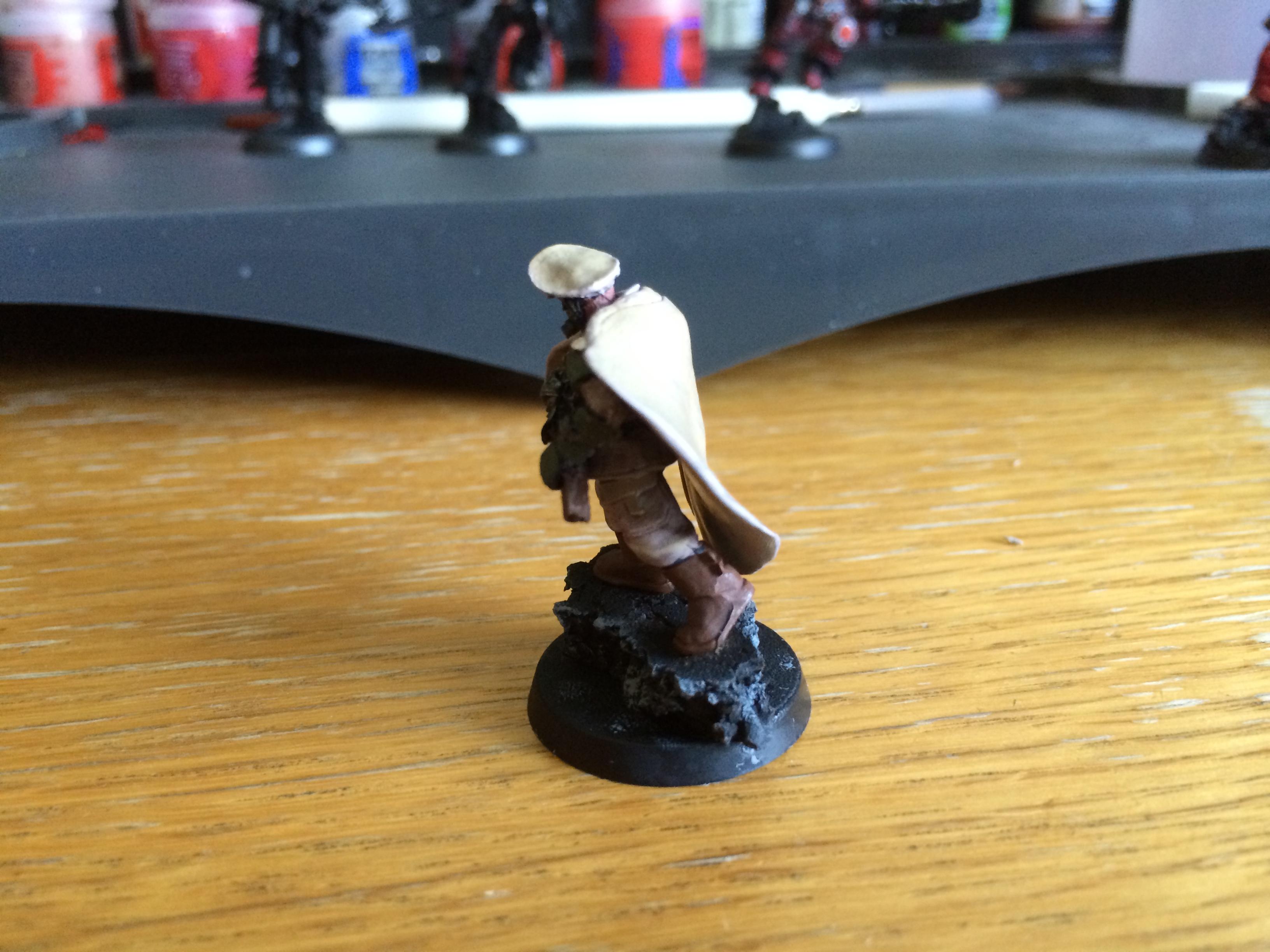 Cadian Officer In Combat Rear View