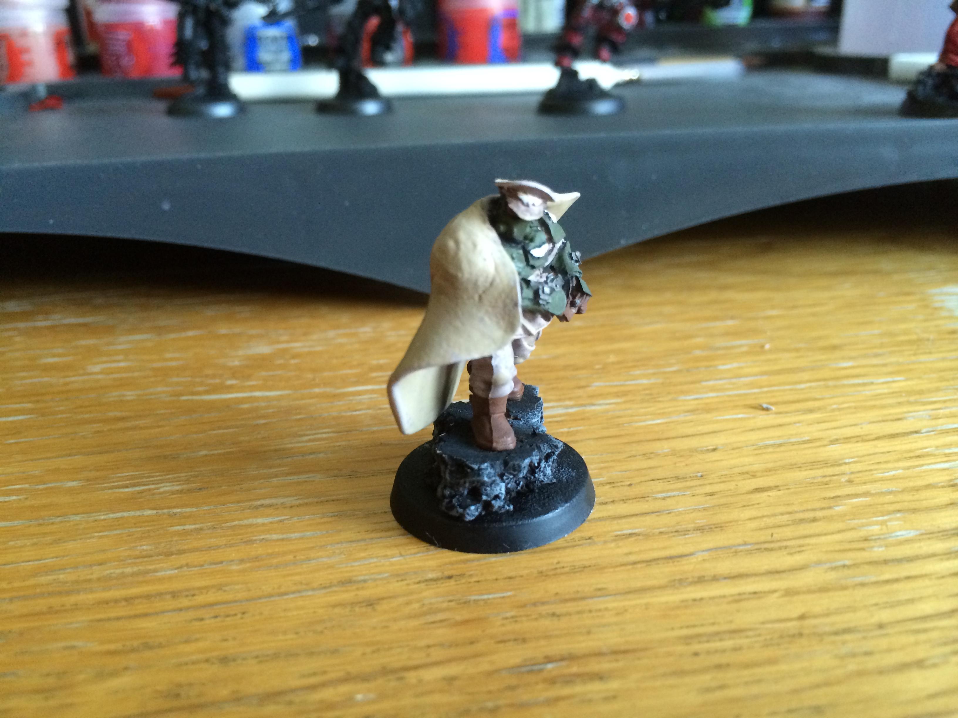 Cadian Officer In Combat Right View