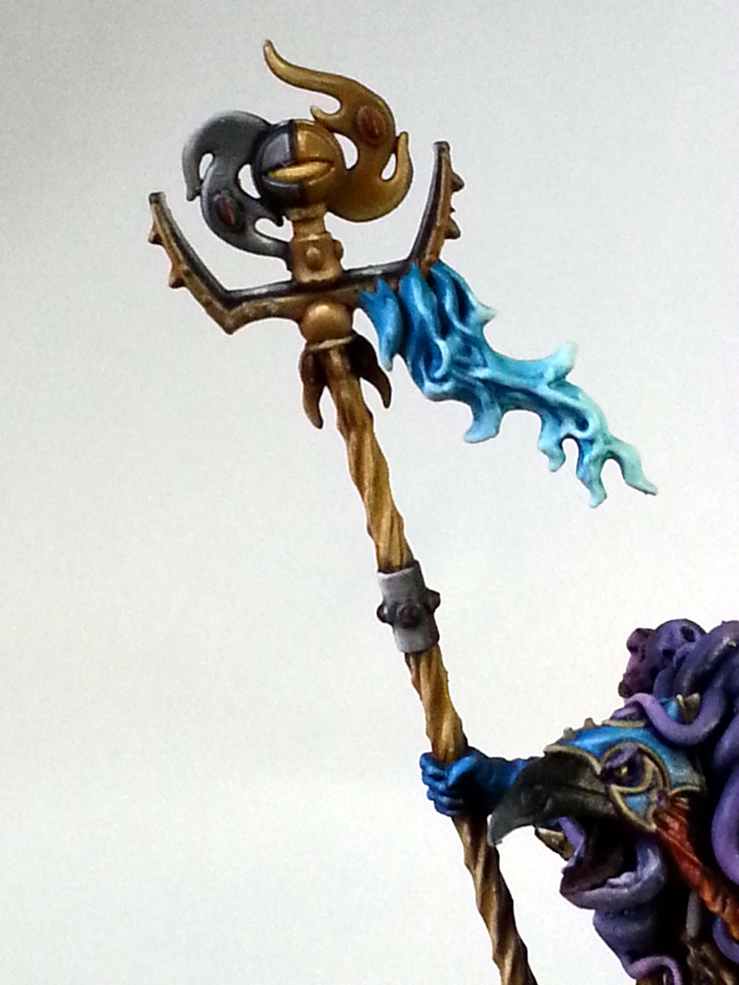 Tzeentch Sorcerer on Disc
