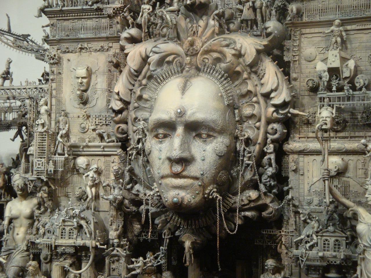 Artwork, Diorama, Kuksi, Temple