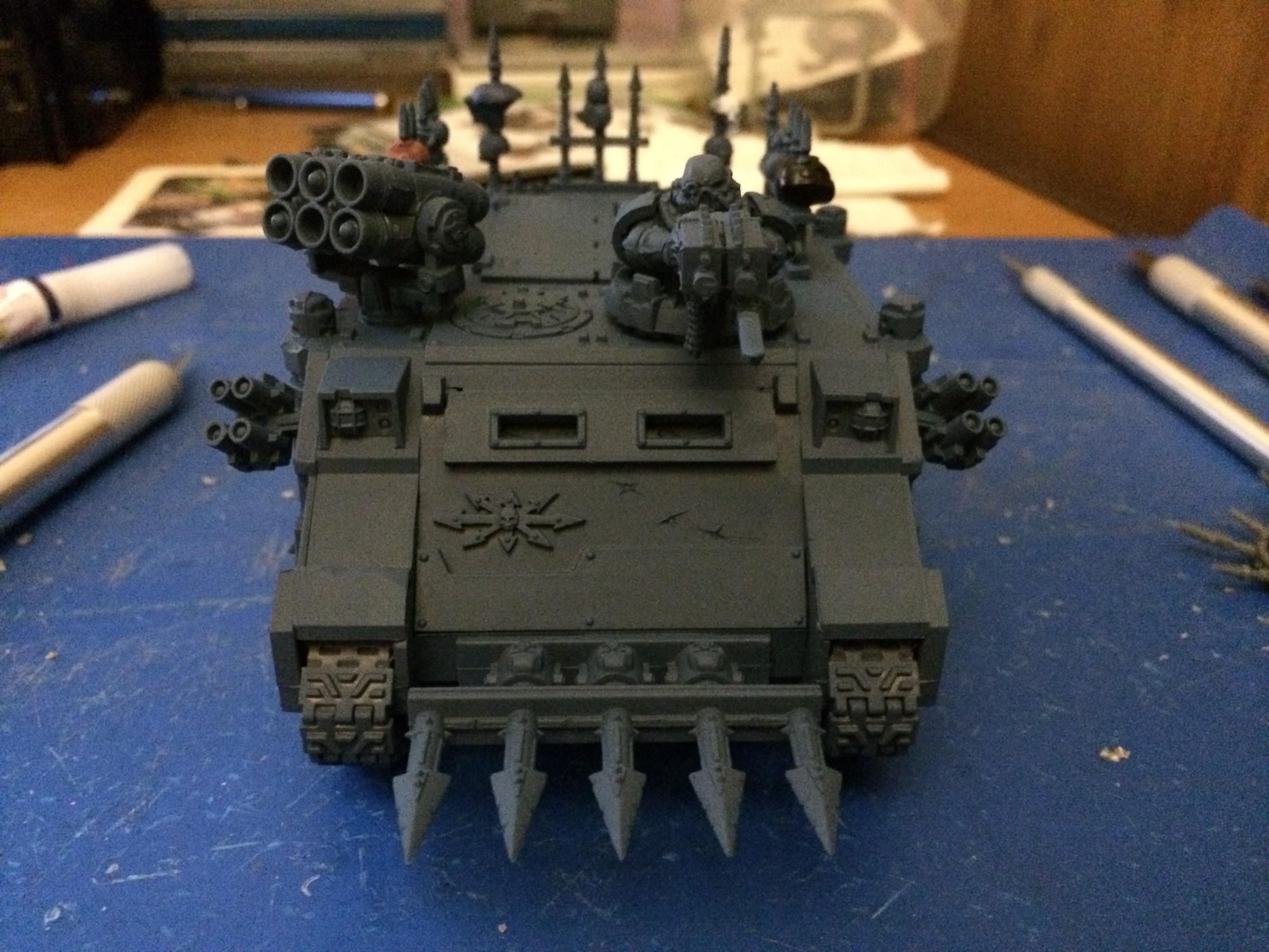 Divine Evicseration Trophy Glorification Trophies Started Painted Front View