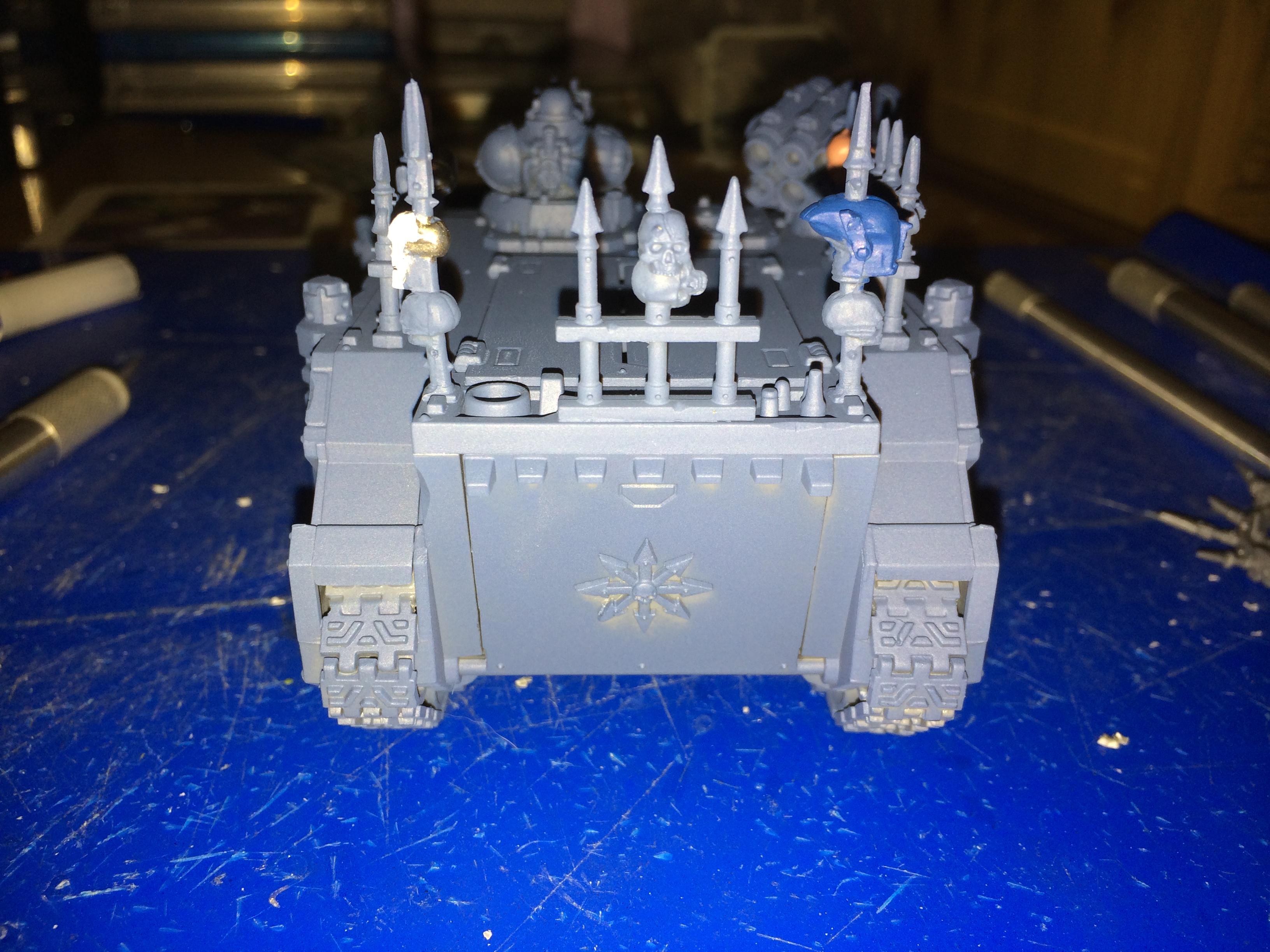 Divine Evicseration Trophy Glorification Trophies Started Painted Rear View