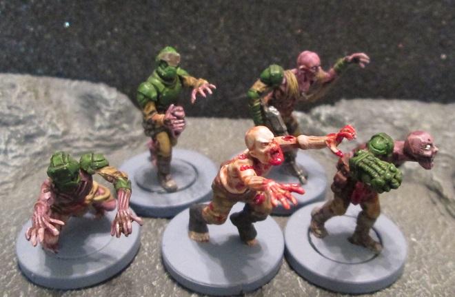 Deadzone kitbash zombie with Z-Corps zombies