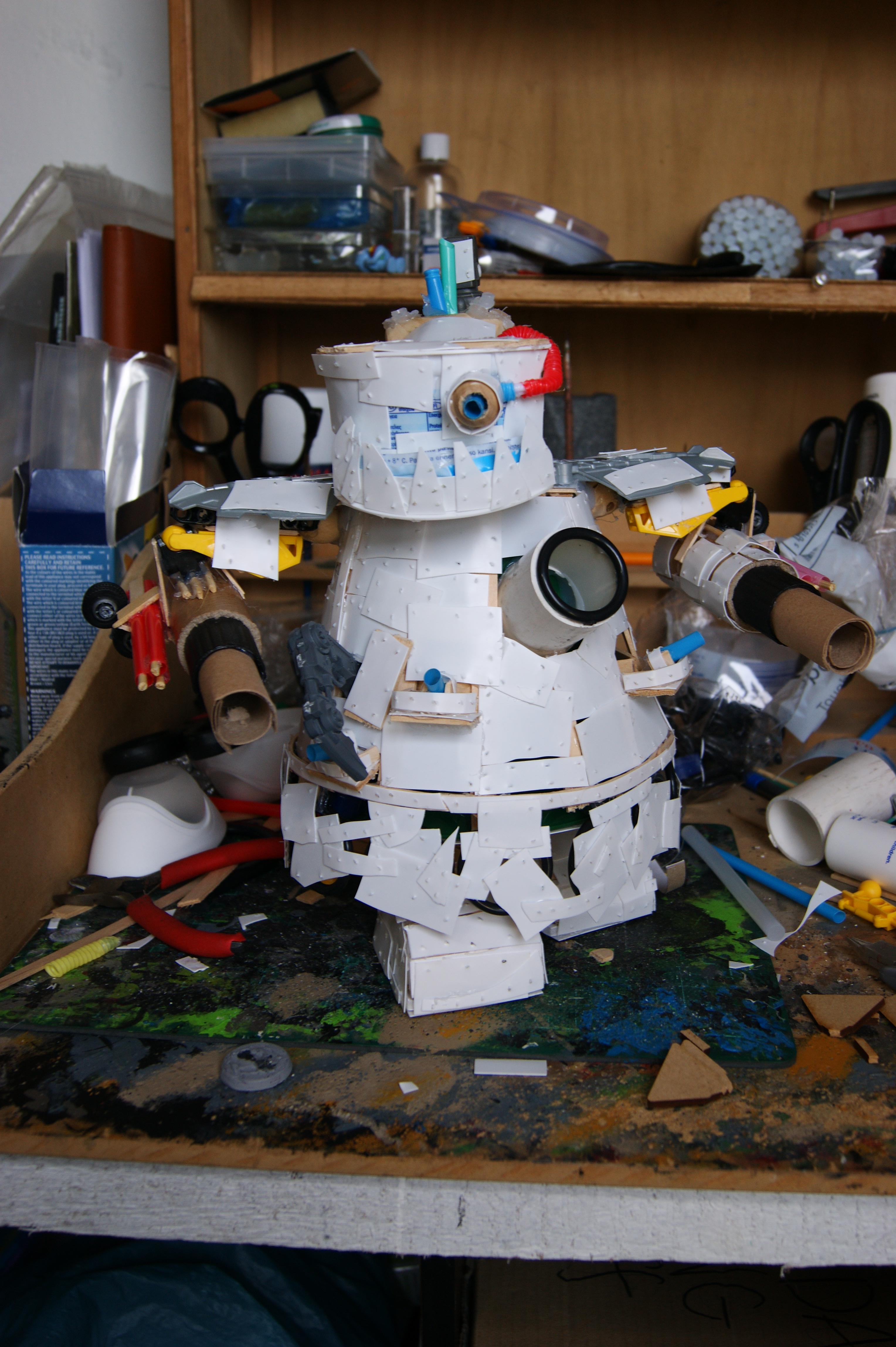 Commission, Conversion, Orks, Scratch Build, Stompa, Unpainted, Warhammer 40,000, Warhammer Fantasy, Work In Progress
