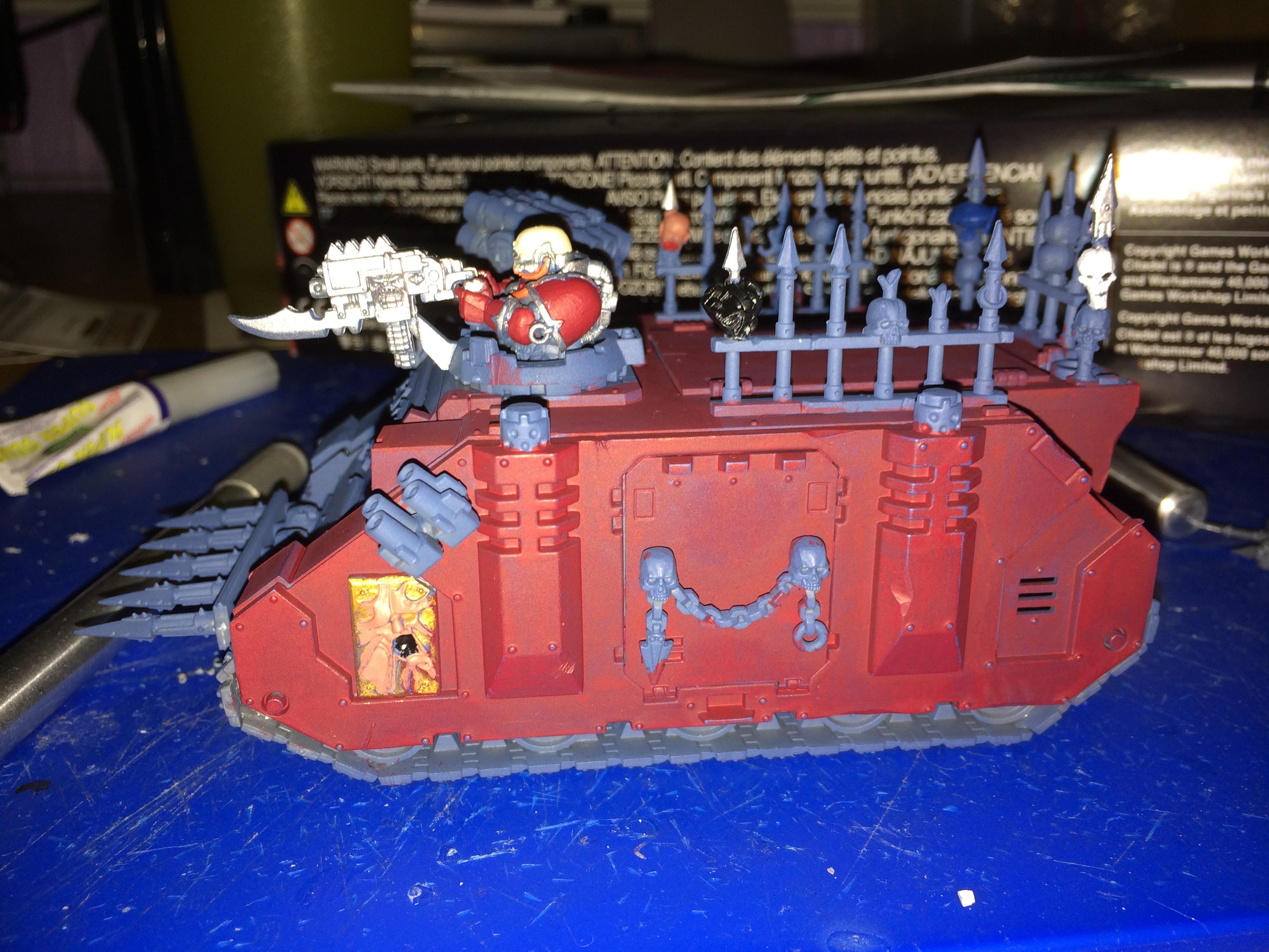 Divine Evicseration Trophy Glorification Gunner &amp; Guardian Daemon Base Coated Left View