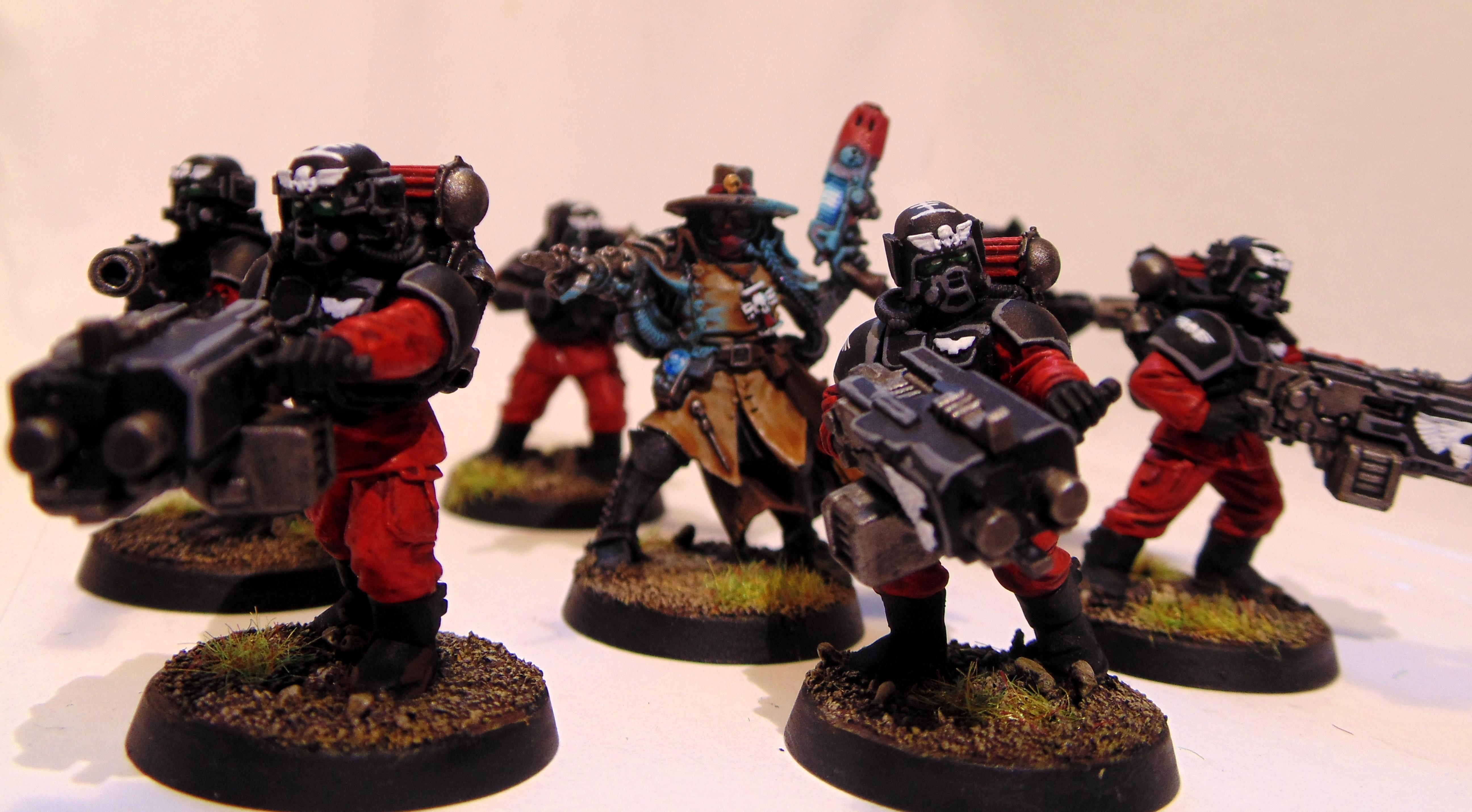 Acolytes, Henchmen, Inquisition, Inquisitor, Inquisitorial, Meltagun, Plasma, Red, Warriors