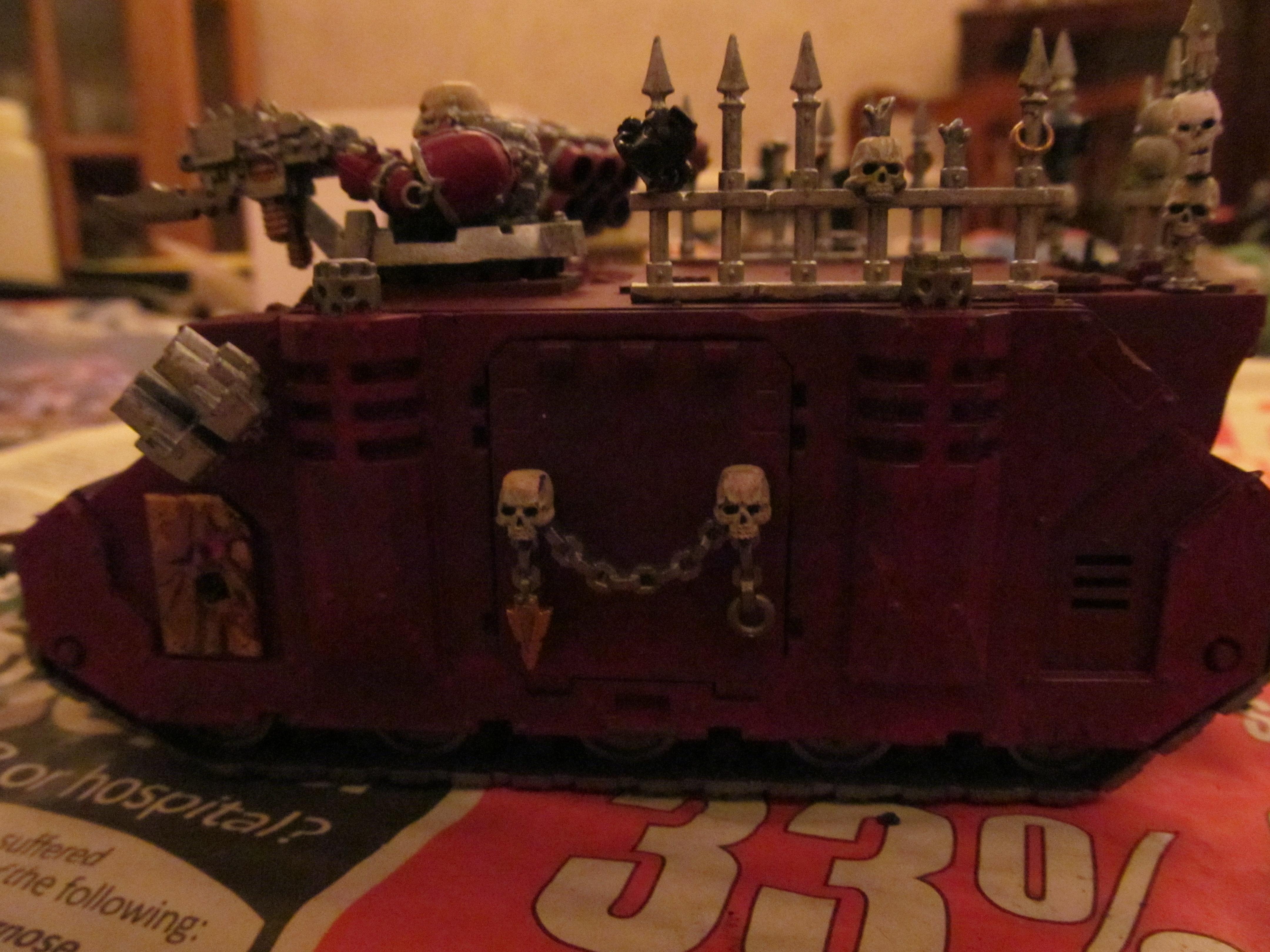 Divine Evicseration Trophy Glorification Base coat 100% and began second red layer Left view