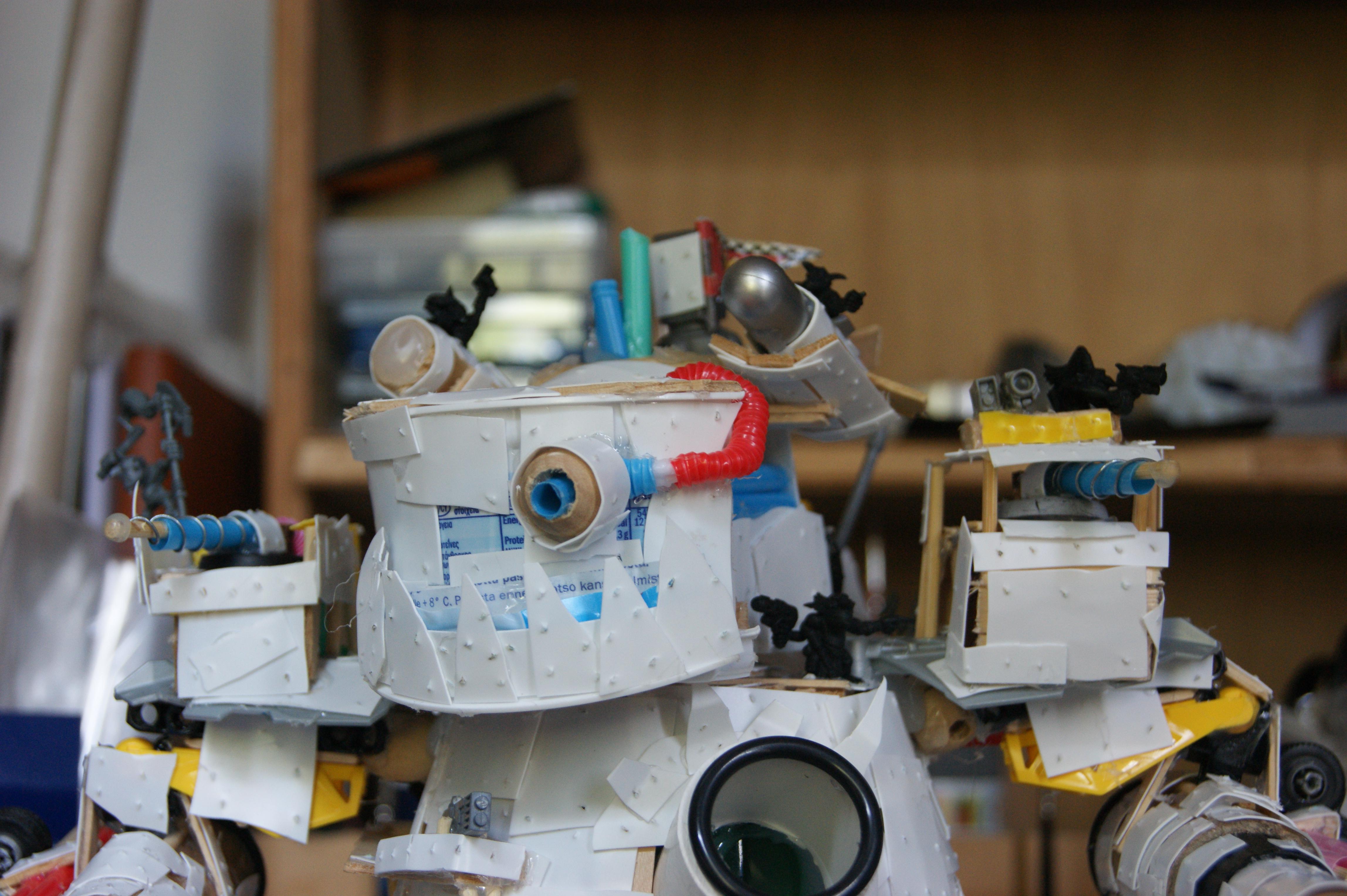 Commission, Conversion, Orks, Riptide Comparison, Scratch Build, Size Comparison, Stompa, Walker, Warhammer 40,000, Warhammer Fantasy, Work In Progress