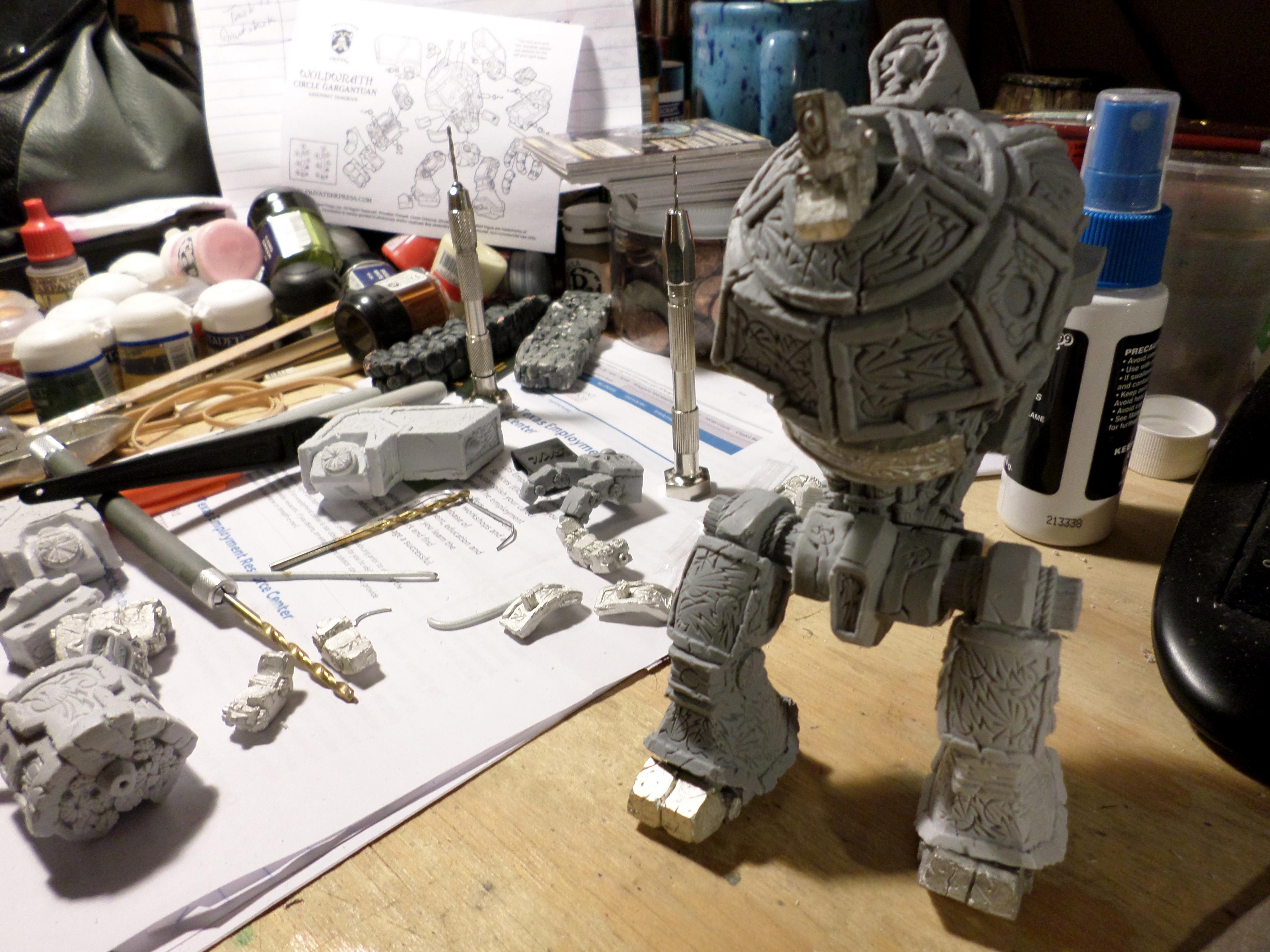 Circle, Circle Of Orboros, Conversion, Gargantuan, Hobby, Hordes, Orboros, Painting, Privateer Press, Warbeast, Warmachine, Woldwrath