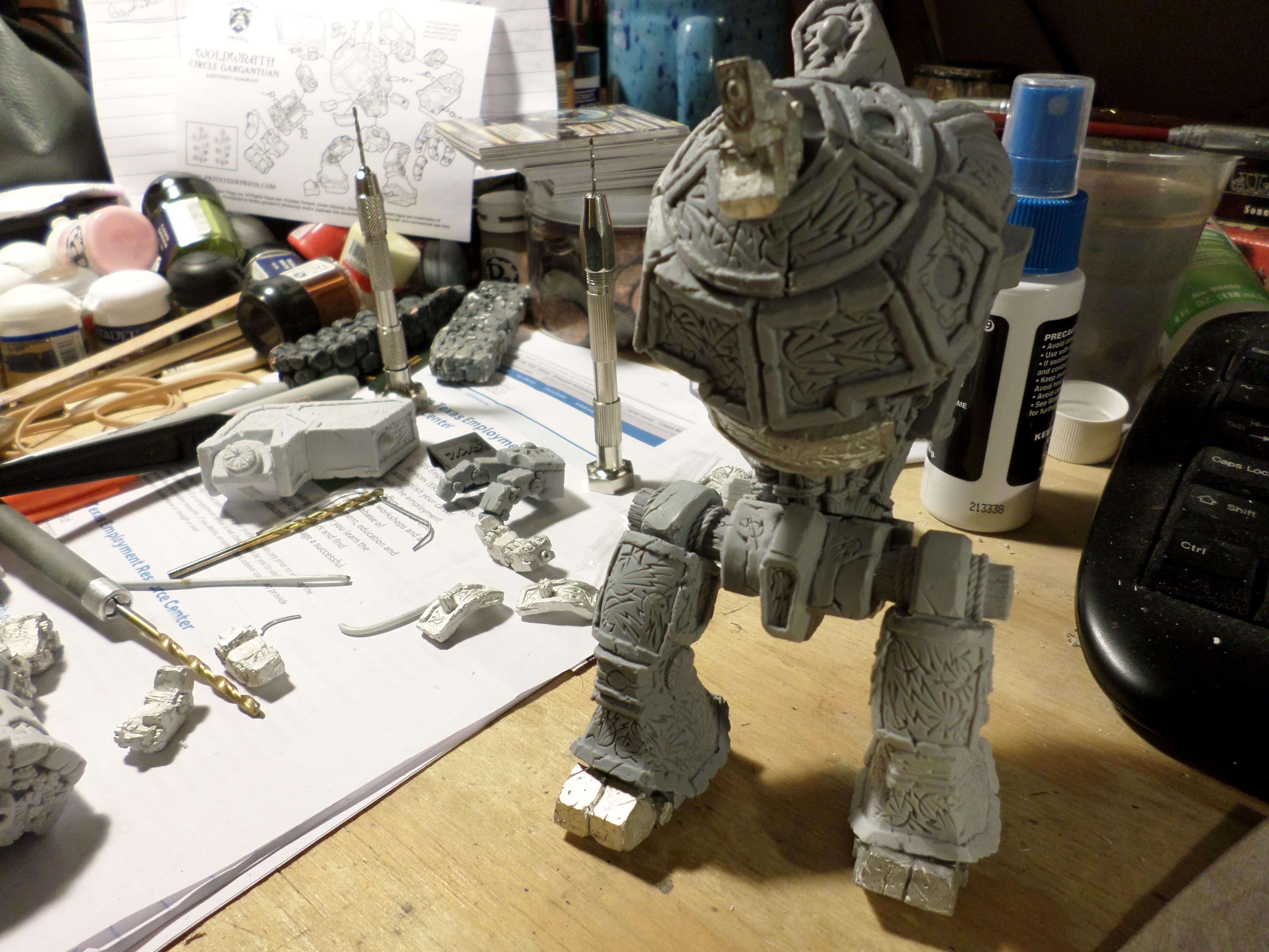 Circle, Circle Of Orboros, Conversion, Gargantuan, Hobby, Hordes, Orboros, Painting, Privateer Press, Warbeast, Warmachine, Woldwrath