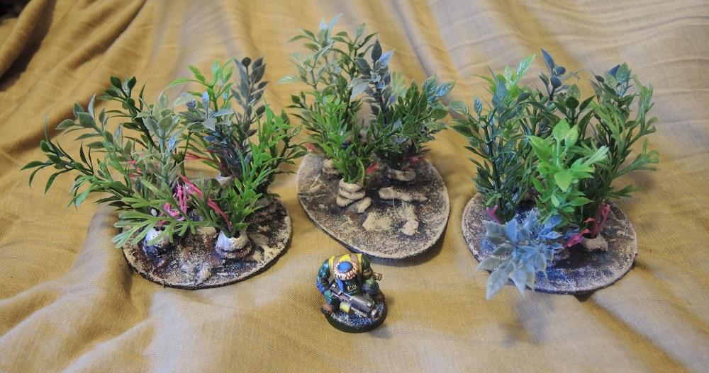 Alien, Commission, Garlic, Hot Glue, Hotglue, Jungle, Straws, Terrain, Tutorial, Waaazag, Waazag, Wood, Work In Progress
