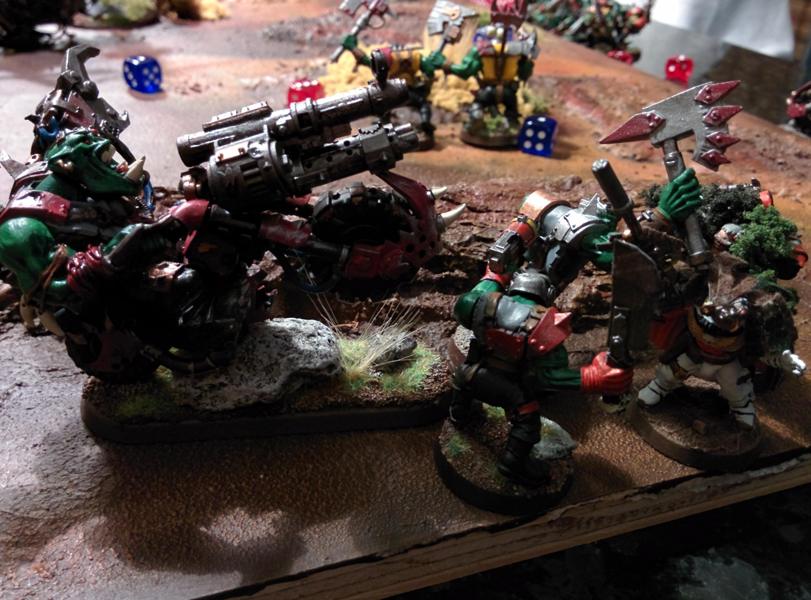 Orks, Space Marines, Warhammer 40,000