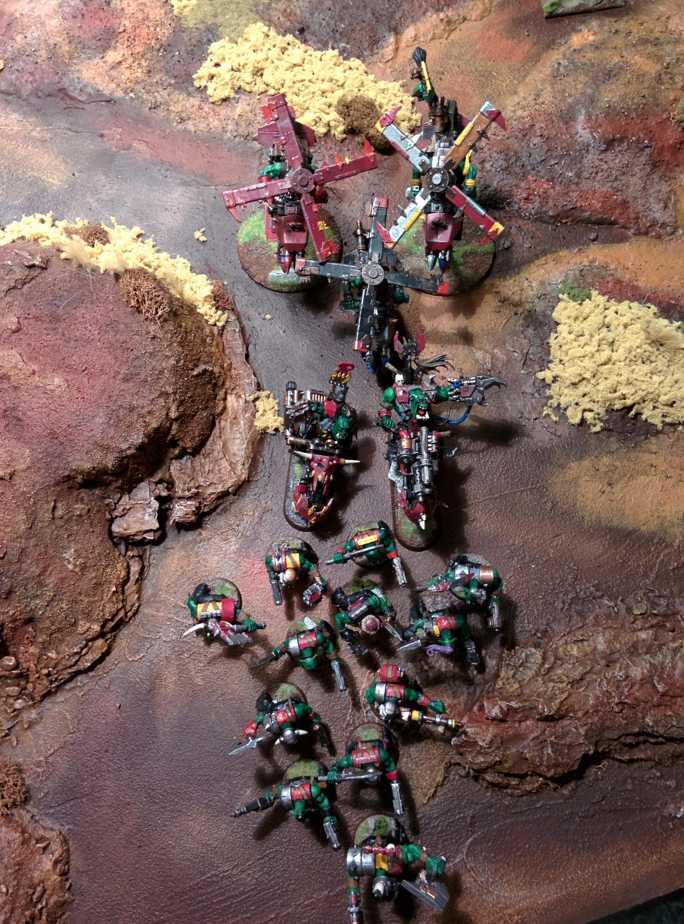 Orks, Space Marines, Warhammer 40,000