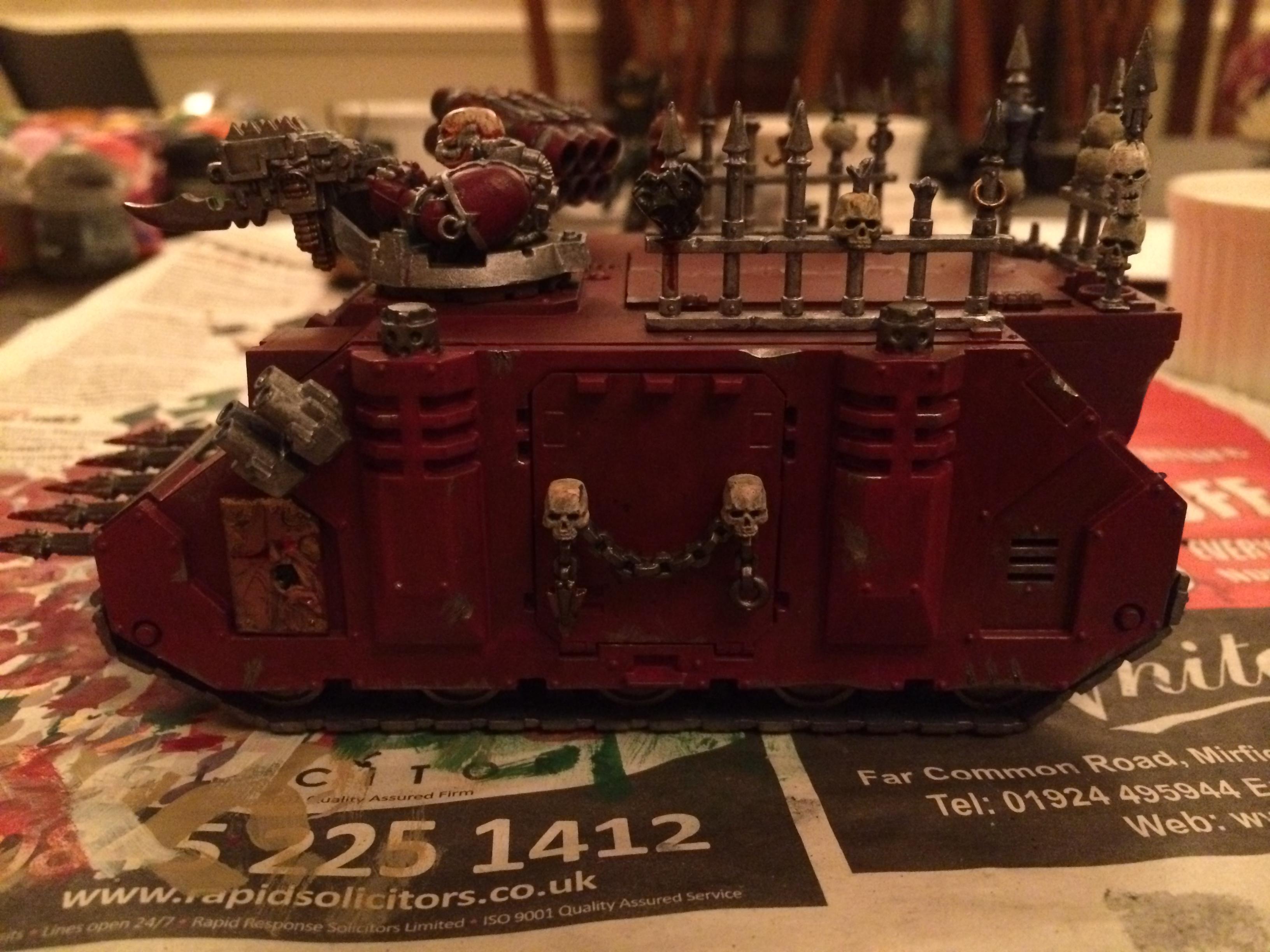 Battle Damage Painted Left Side