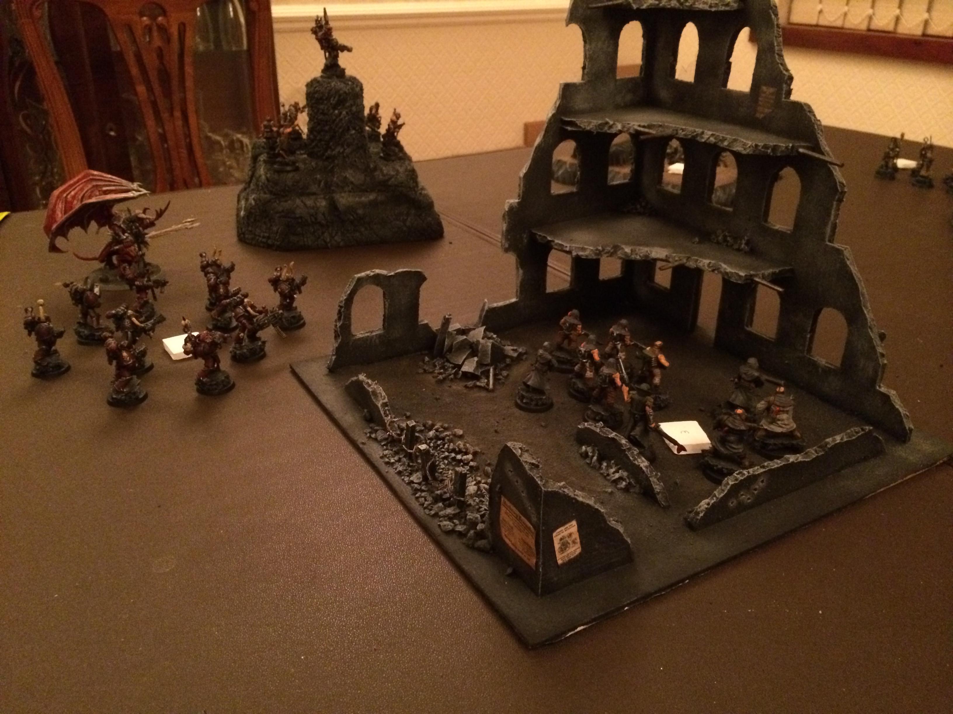 An Up Coming Battle (Chaos Vs Astra Militarum) Chaos View Point 1