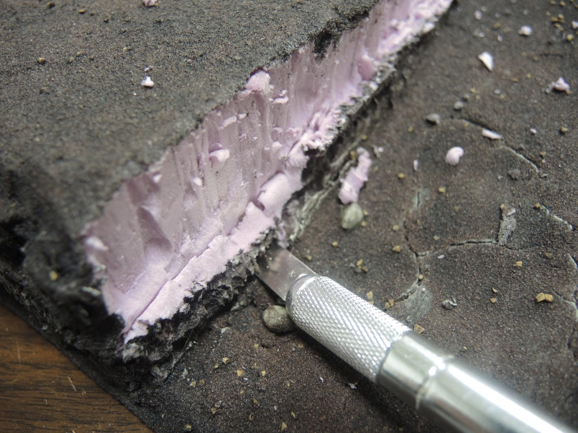 Blue, Commission, Hot Glue, Hotglue, Mesa, Pink, Styrofoam, Terrain, Tutorial, Waaazag, Waazag, Work In Progress