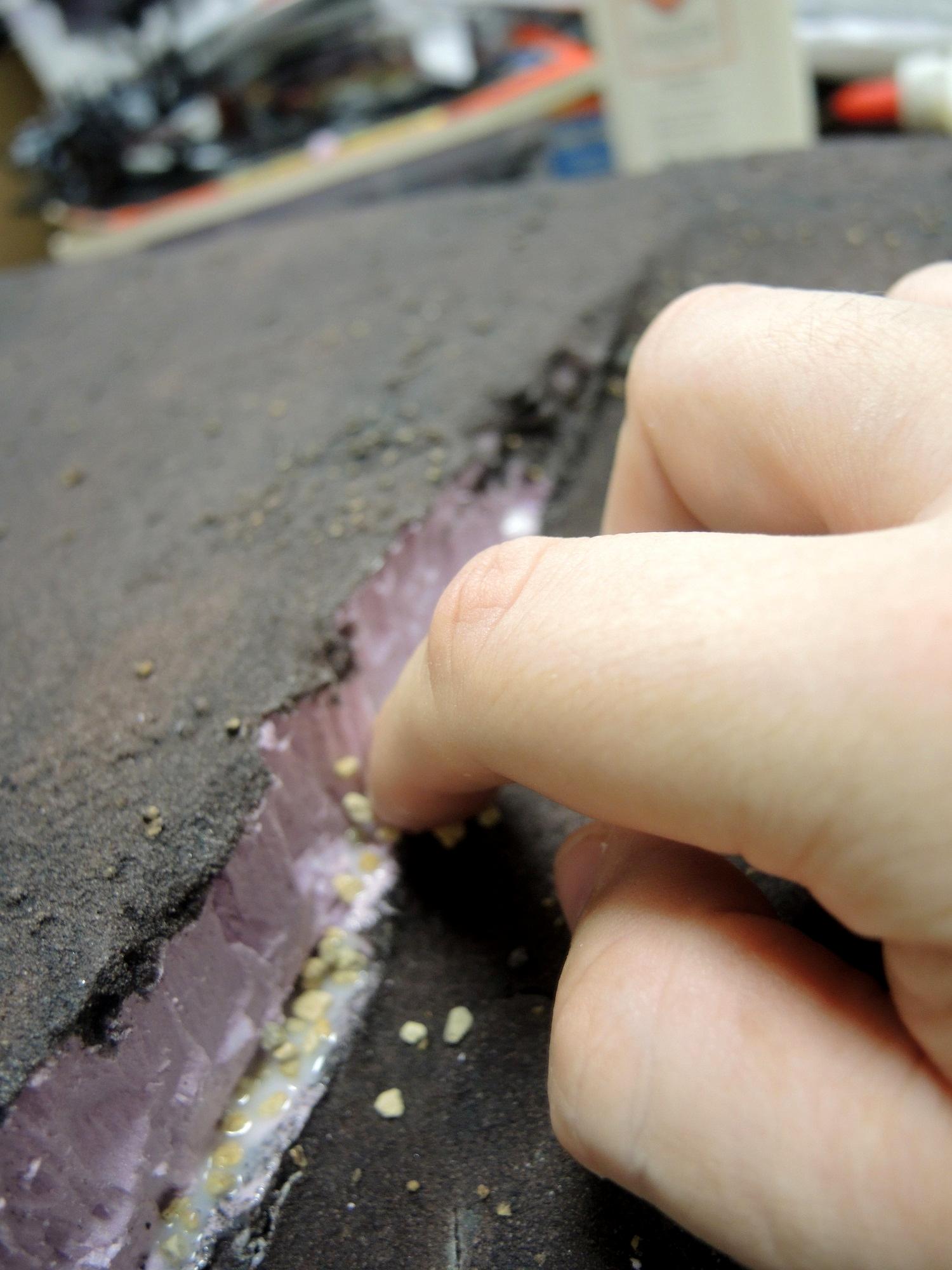Blue, Commission, Hot Glue, Hotglue, Mesa, Pink, Styrofoam, Terrain, Tutorial, Waaazag, Waazag, Work In Progress