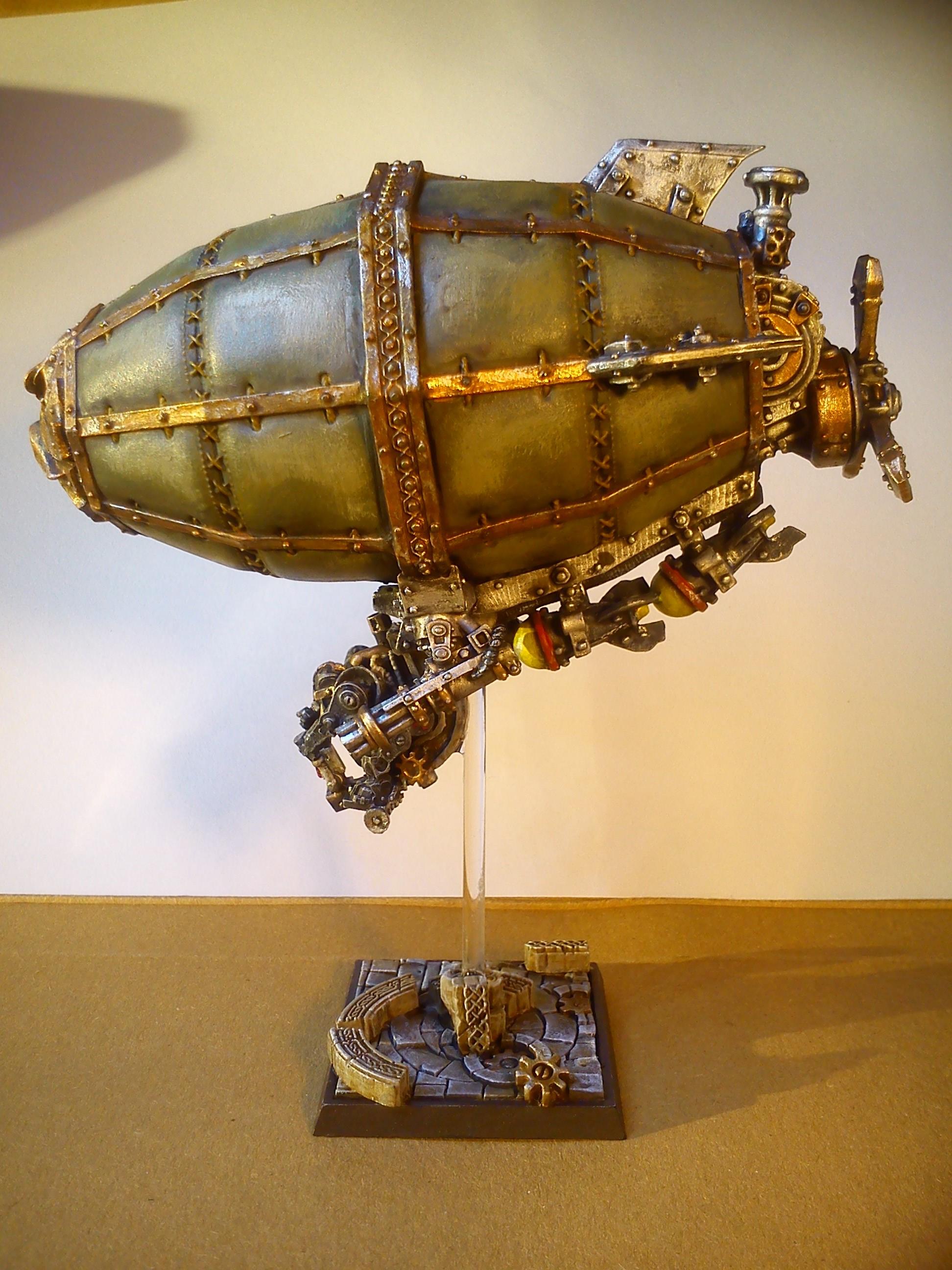 Dwarves, Steampunk, Zeppelin