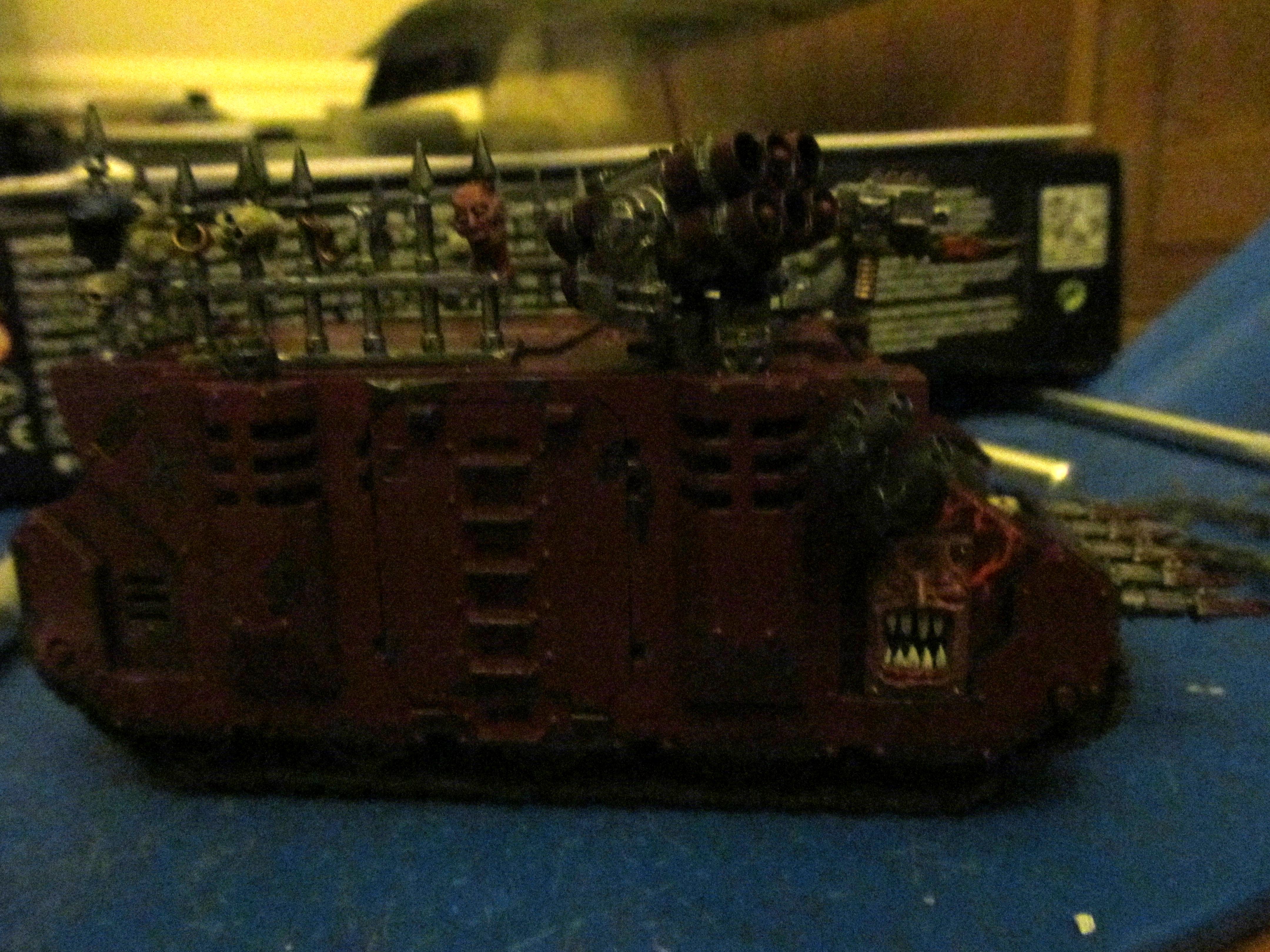 Battle Damages washed and hits of rust applied