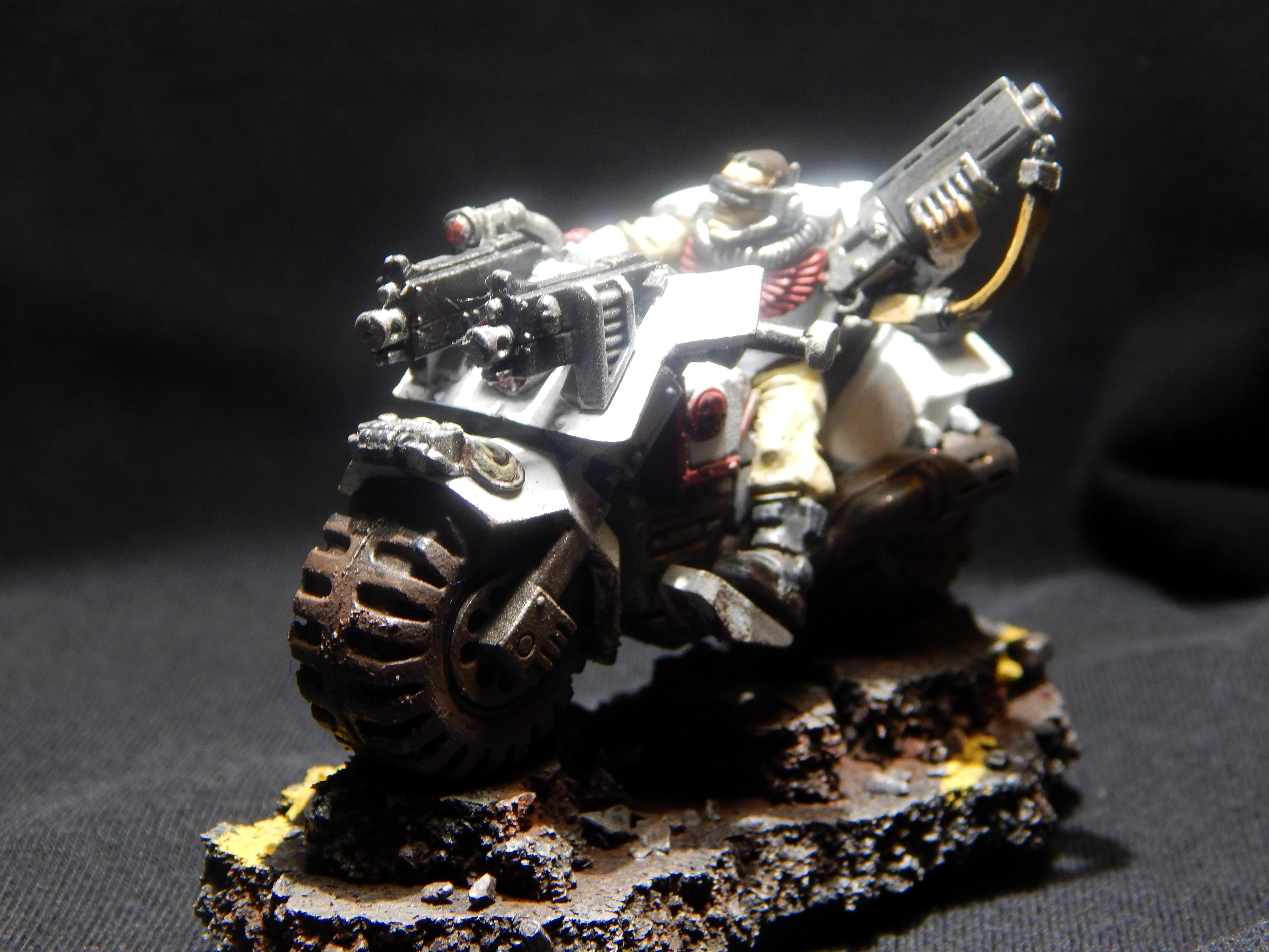 White Scars Scout Biker
