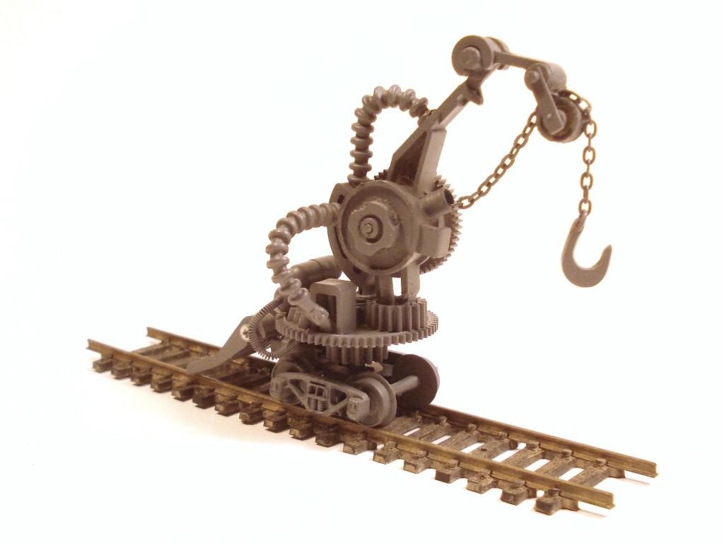 Crane, Scratch, Terrain, Vehicle