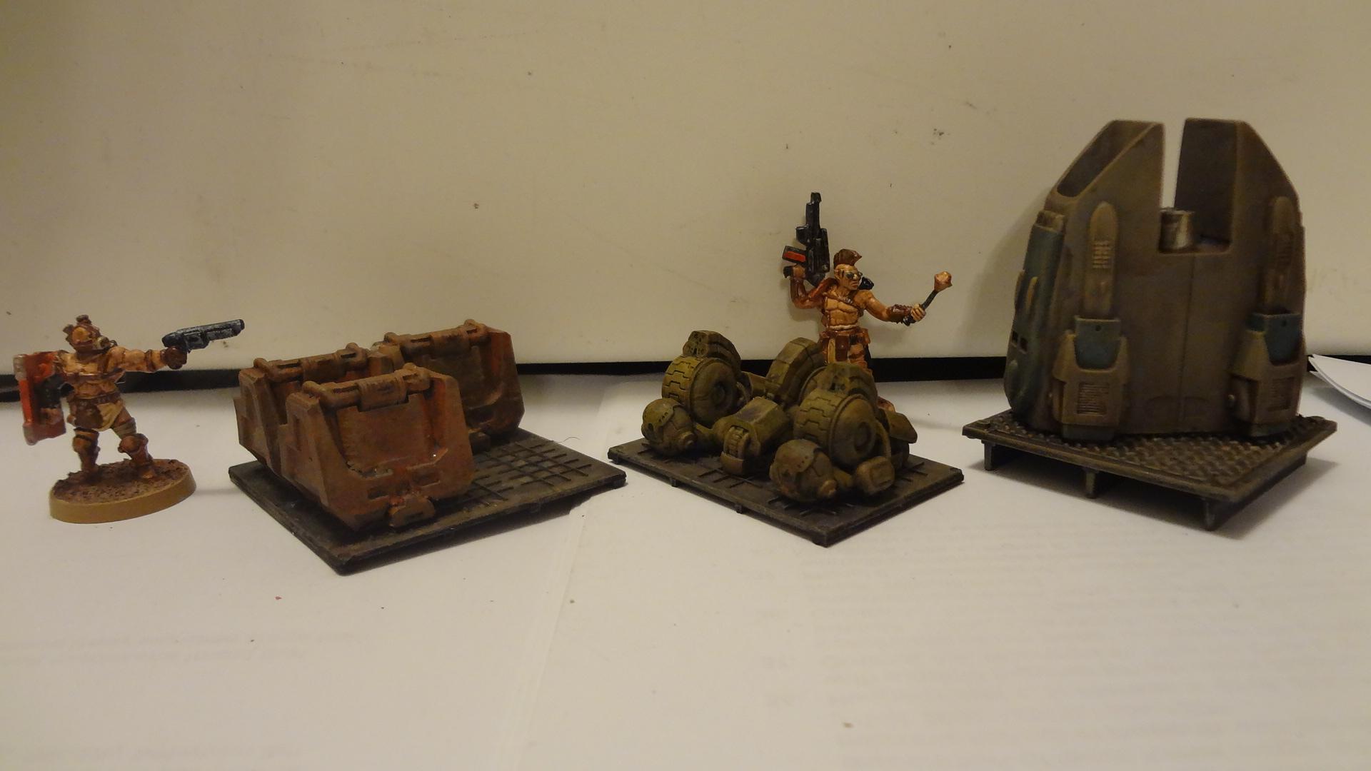 Pallets, Terrain