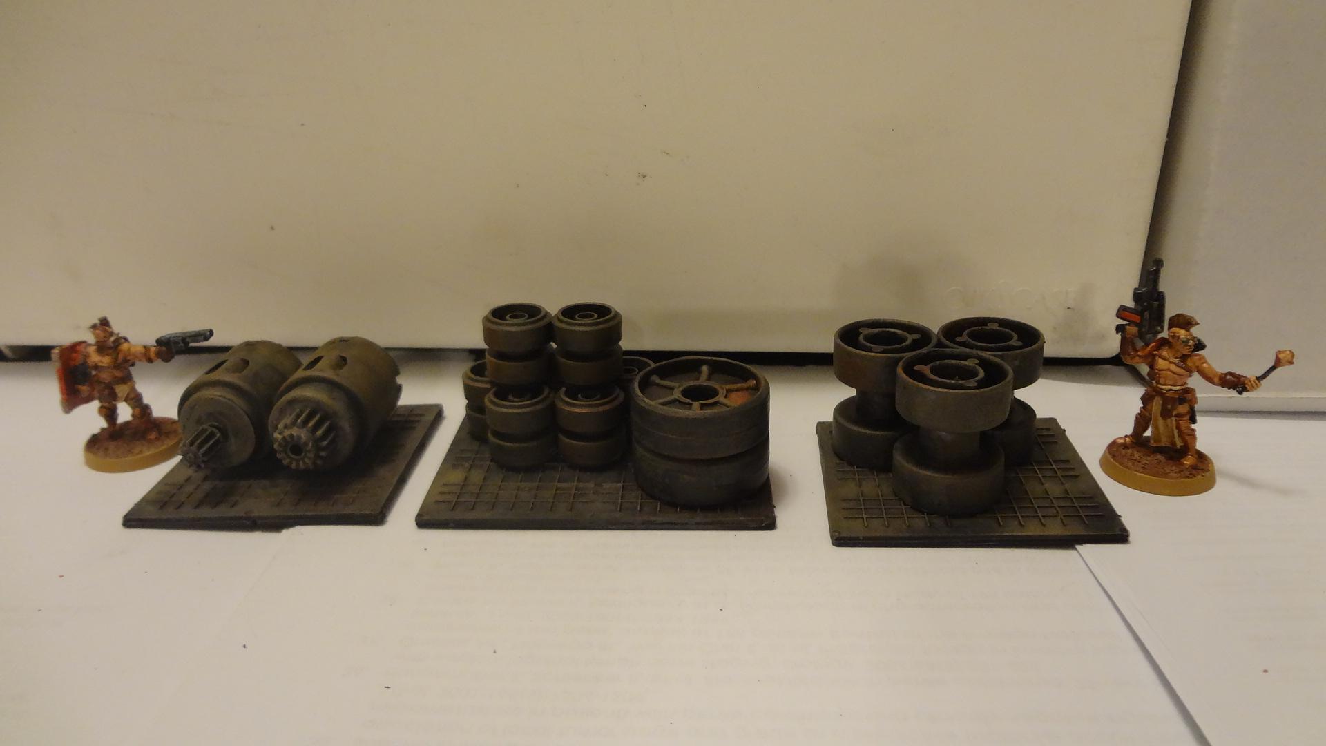 Pallets, Terrain