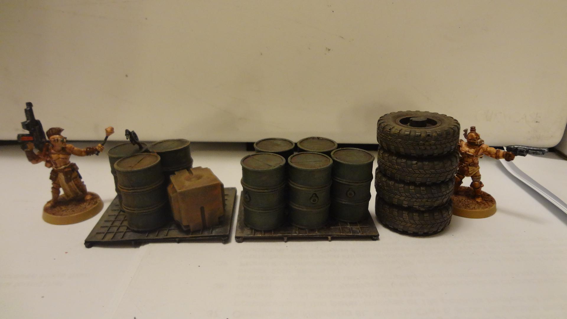 Pallets, Terrain