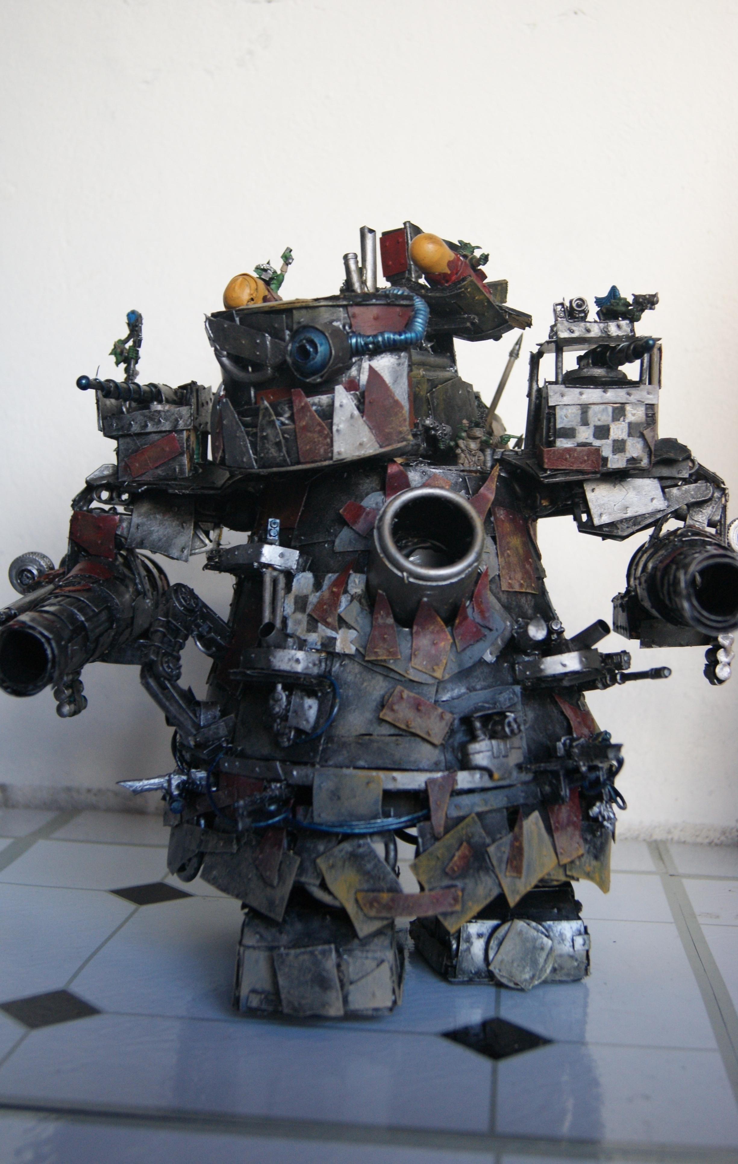 Commission, Conversion, Evil Sunz, Goffs, Looted, Orks, Painted, Scratch Build, Stompa, Warhammer 40,000