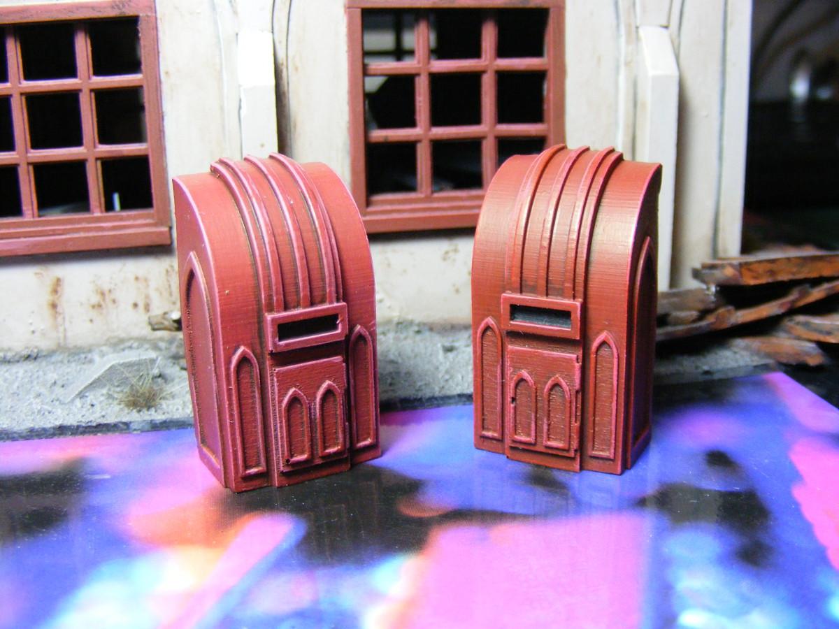 Grimdark, Mail Box, Post Box, Scratch Build, Terrain, Warhammer 40,000