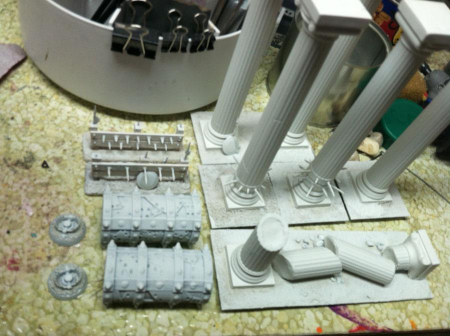 Arena Rex, Pillars, Terrain, Traps