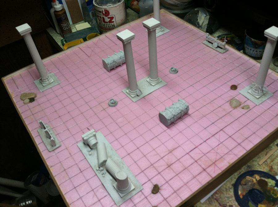 Arena Rex, Pillars, Terrain, Traps