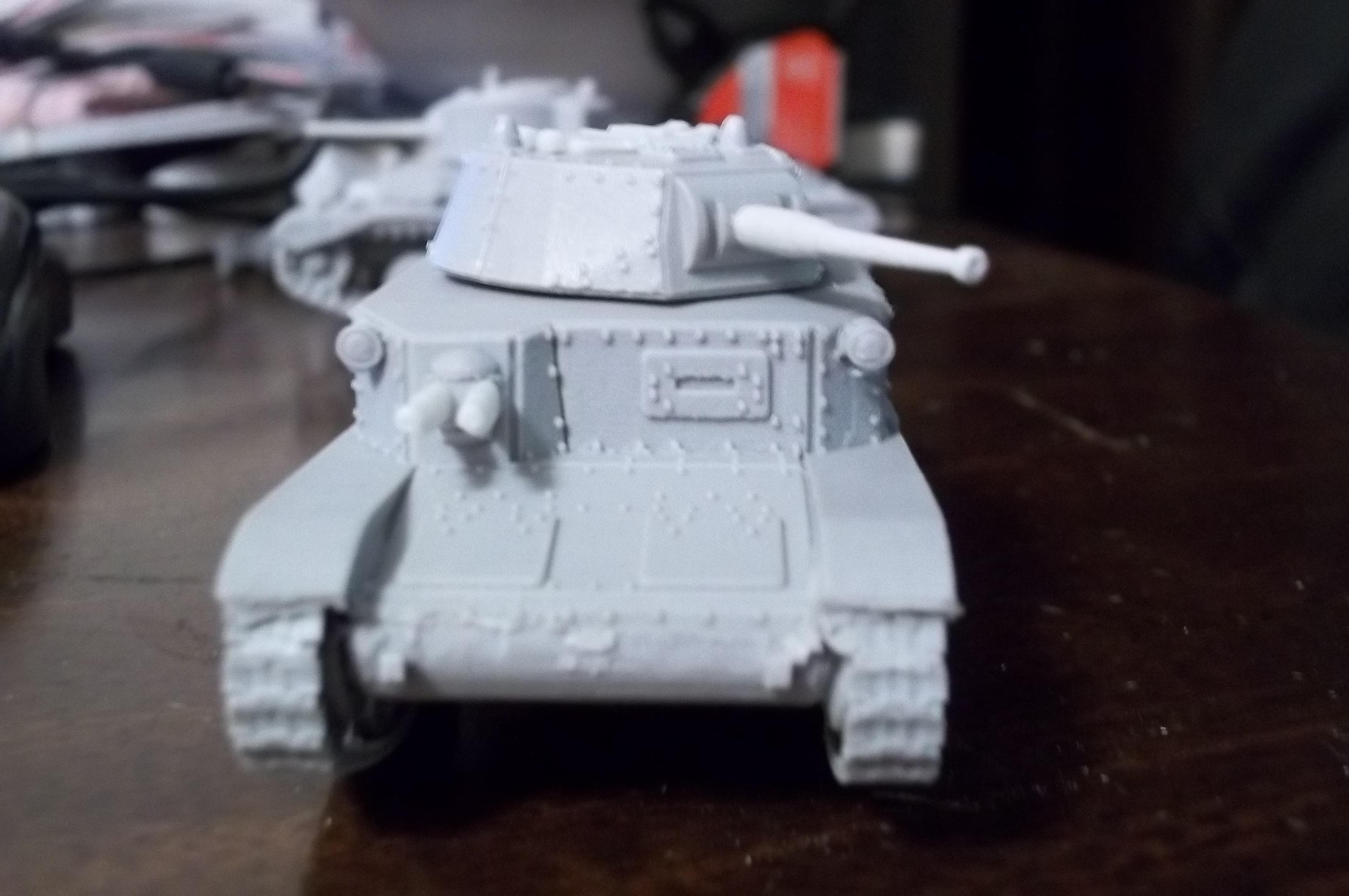 Bolt Action, Italian, Tank, Work In Progress, World War 2