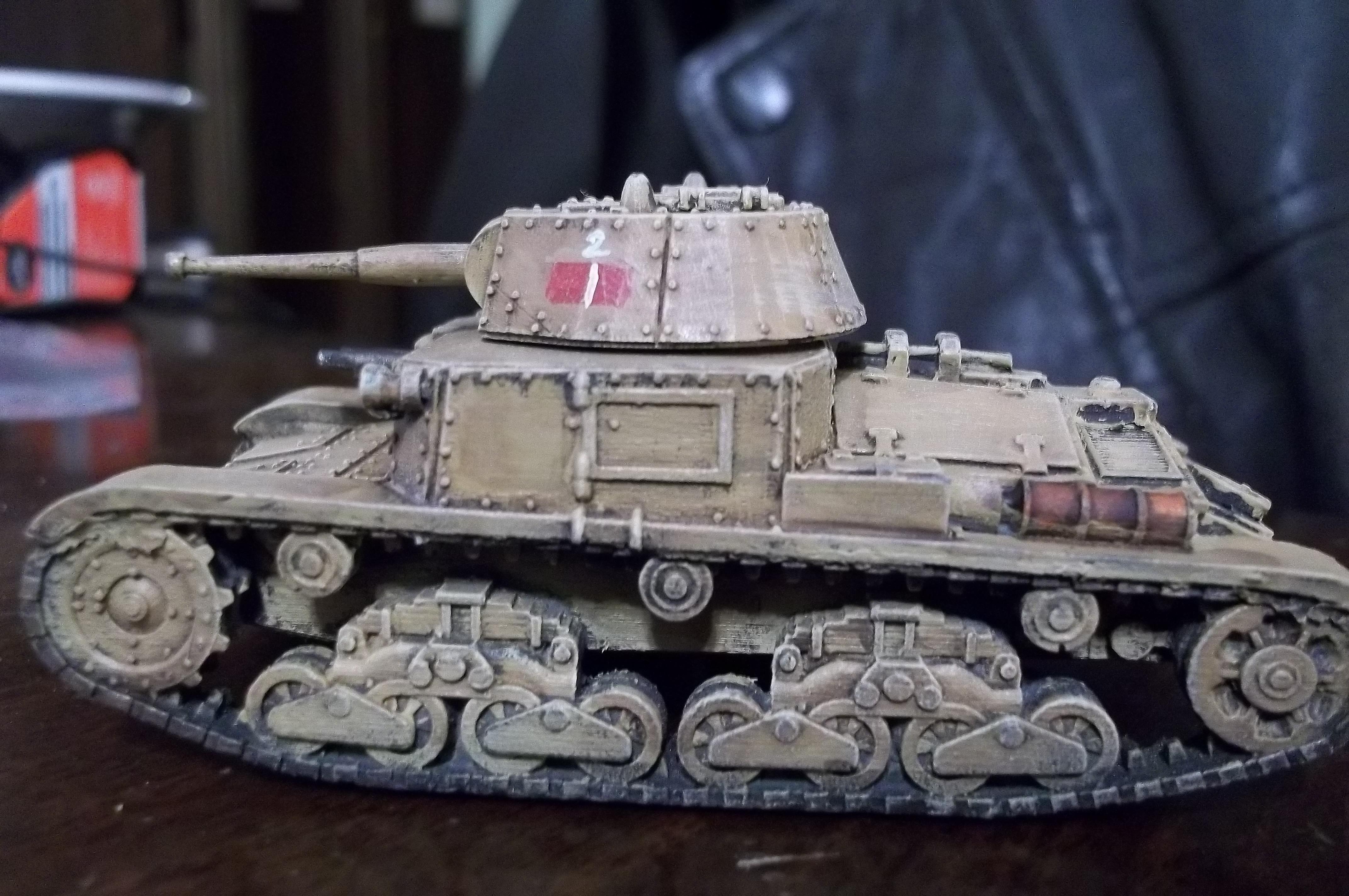 Bolt Action, Italian, Tank, Work In Progress, World War 2